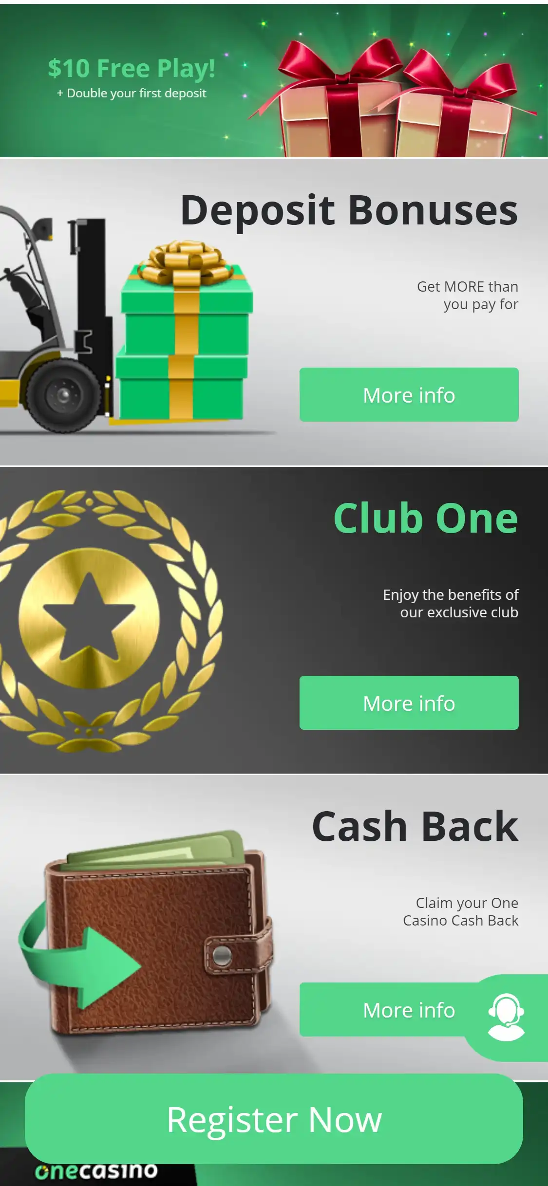 One Casino Login and Review ᐈ onecasino.com Top Rated Online Casino