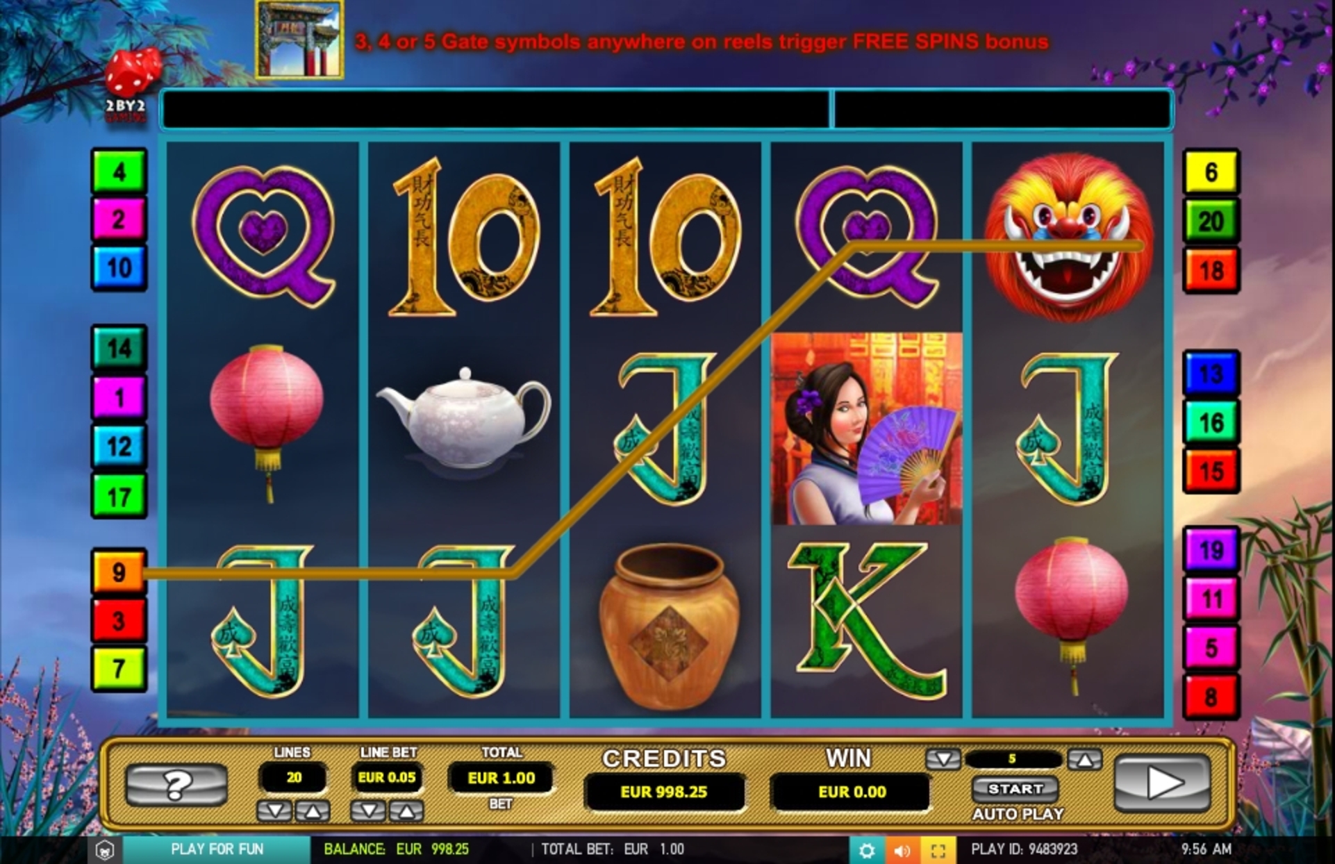 Win Money in Mandarin fortune Free Slot Game by 2 By 2 Gaming