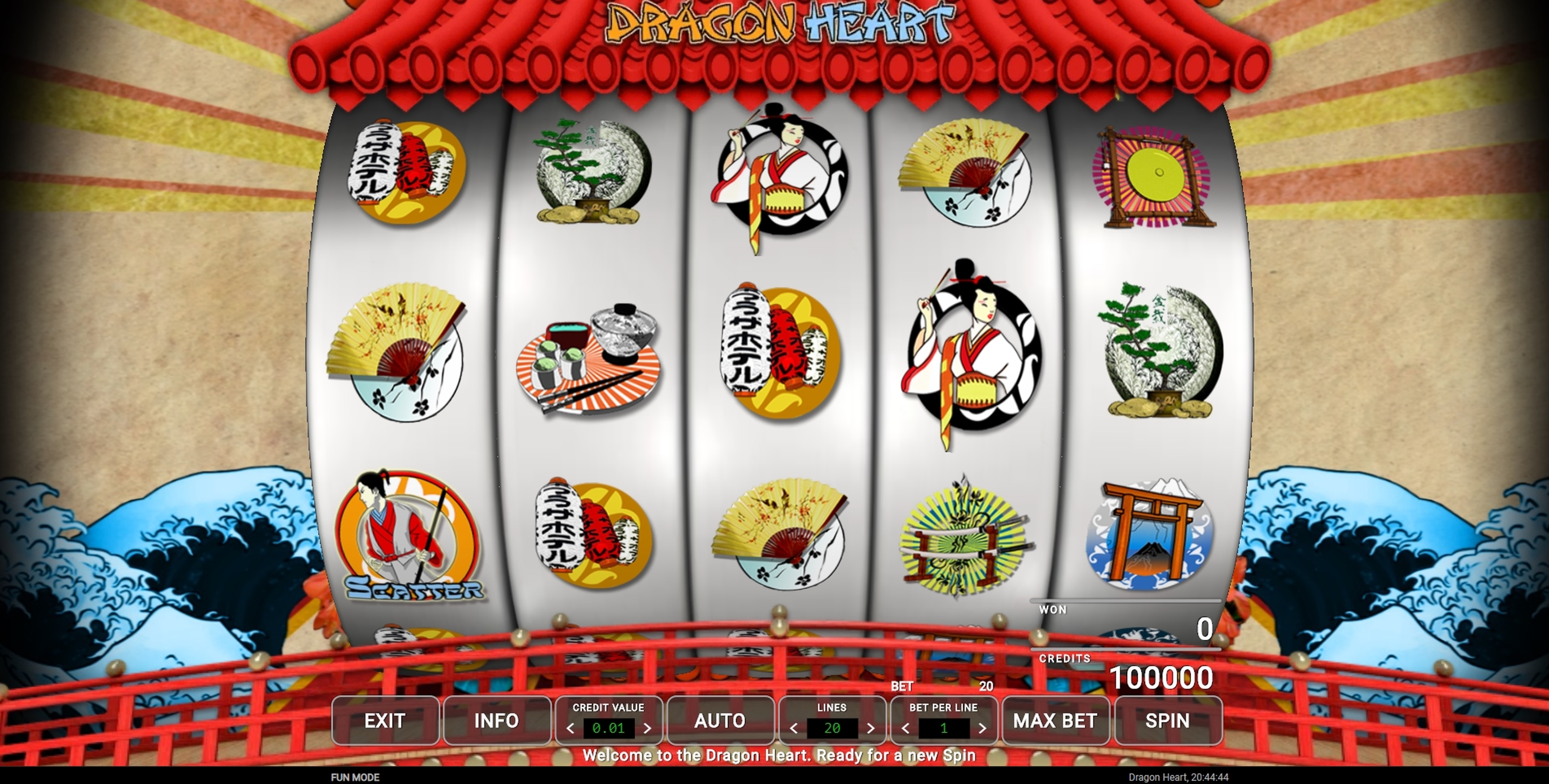 Reels in Dragon Heart Slot Game by CQ9Gaming
