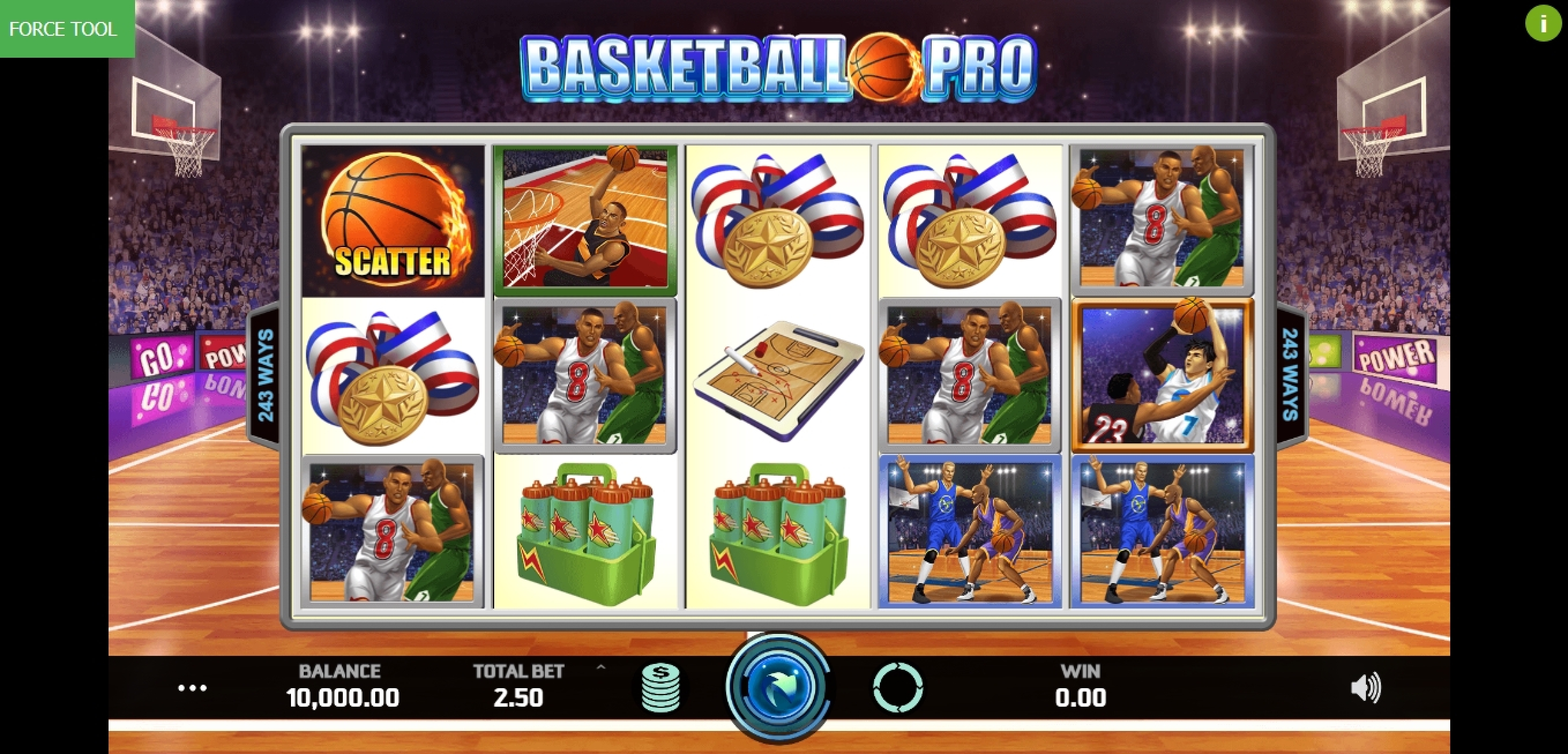 Reels in Basketball Pro Slot Game by Caleta Gaming