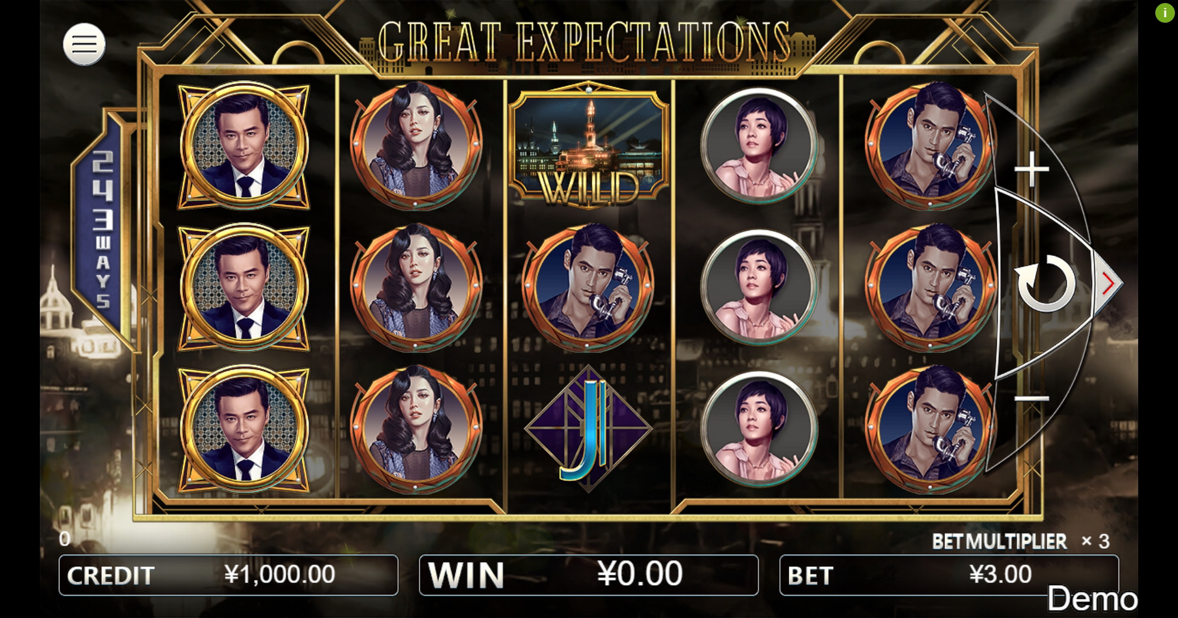 Reels in Great Expectations Slot Game by Iconic Gaming