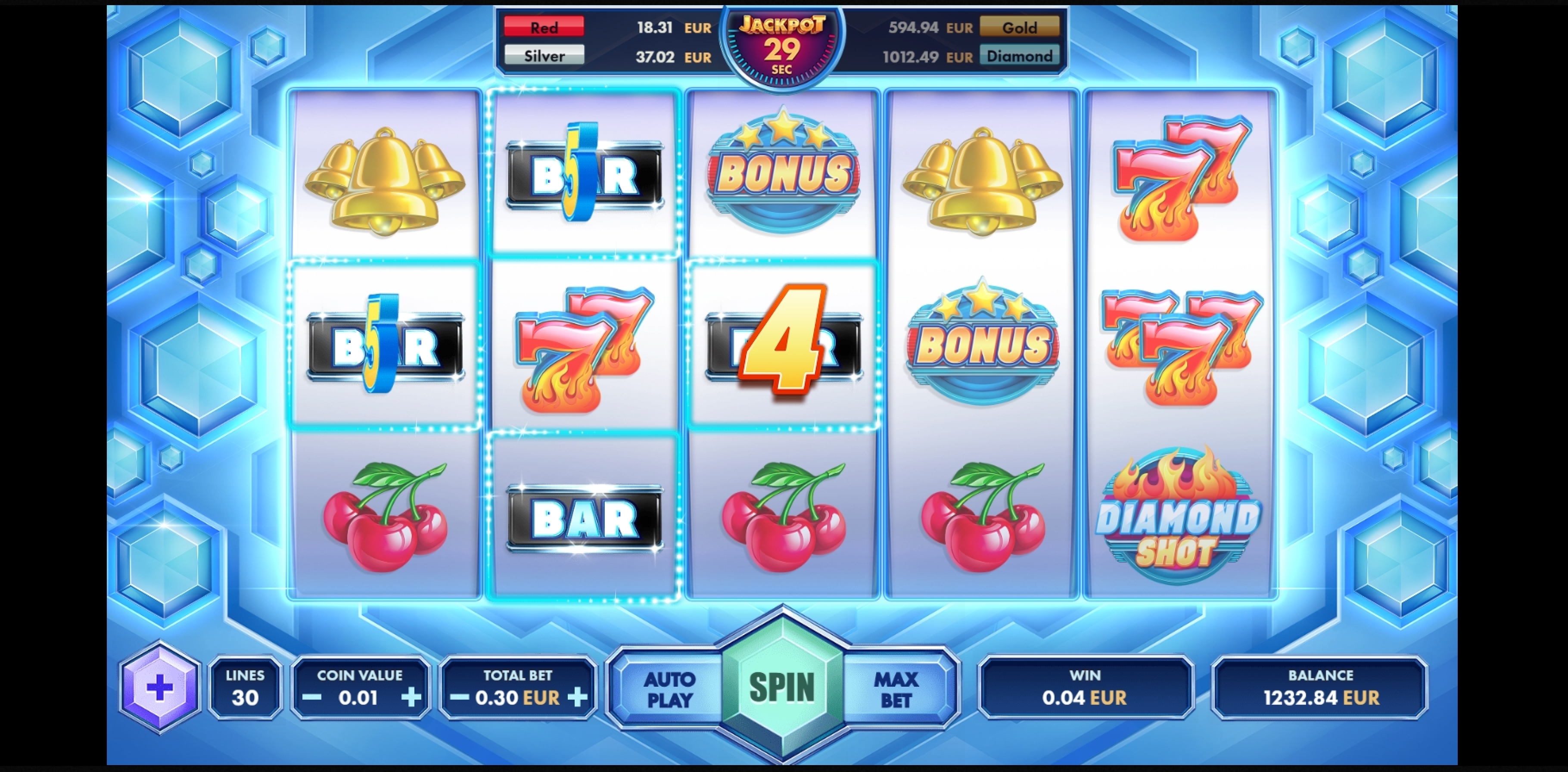 Win Money in Diamond Shot Free Slot Game by NetGame