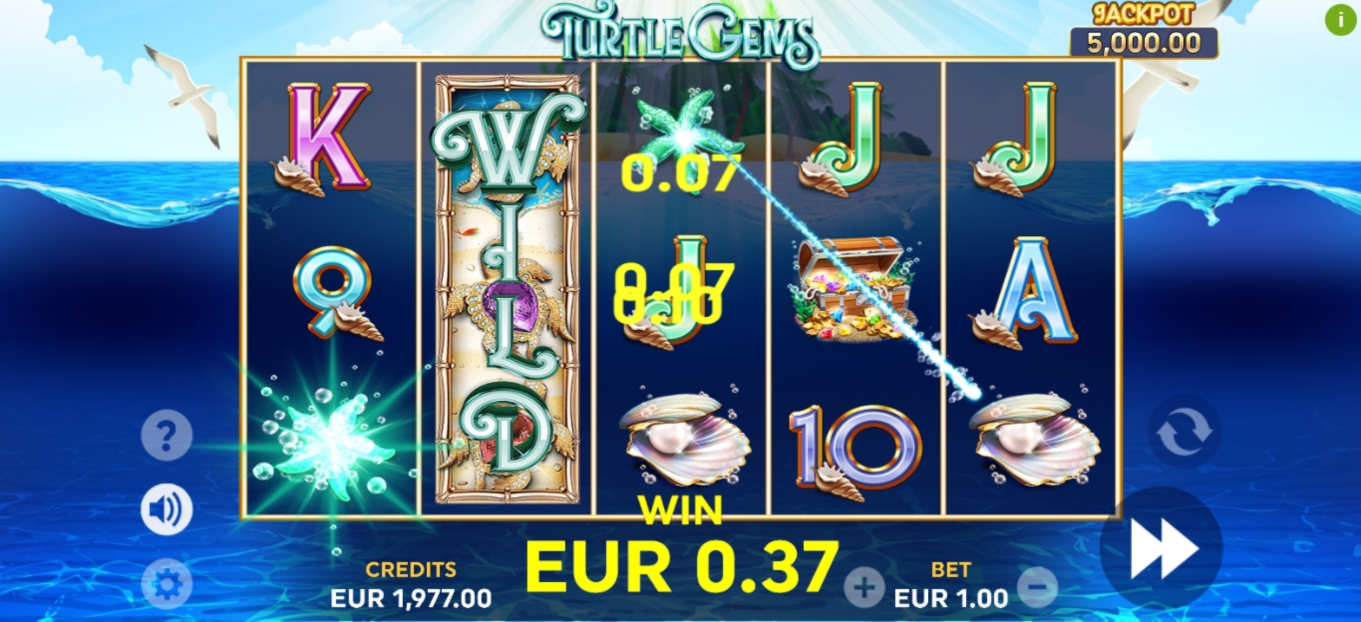 Win Money in Turtle Gems Free Slot Game by Playlogics