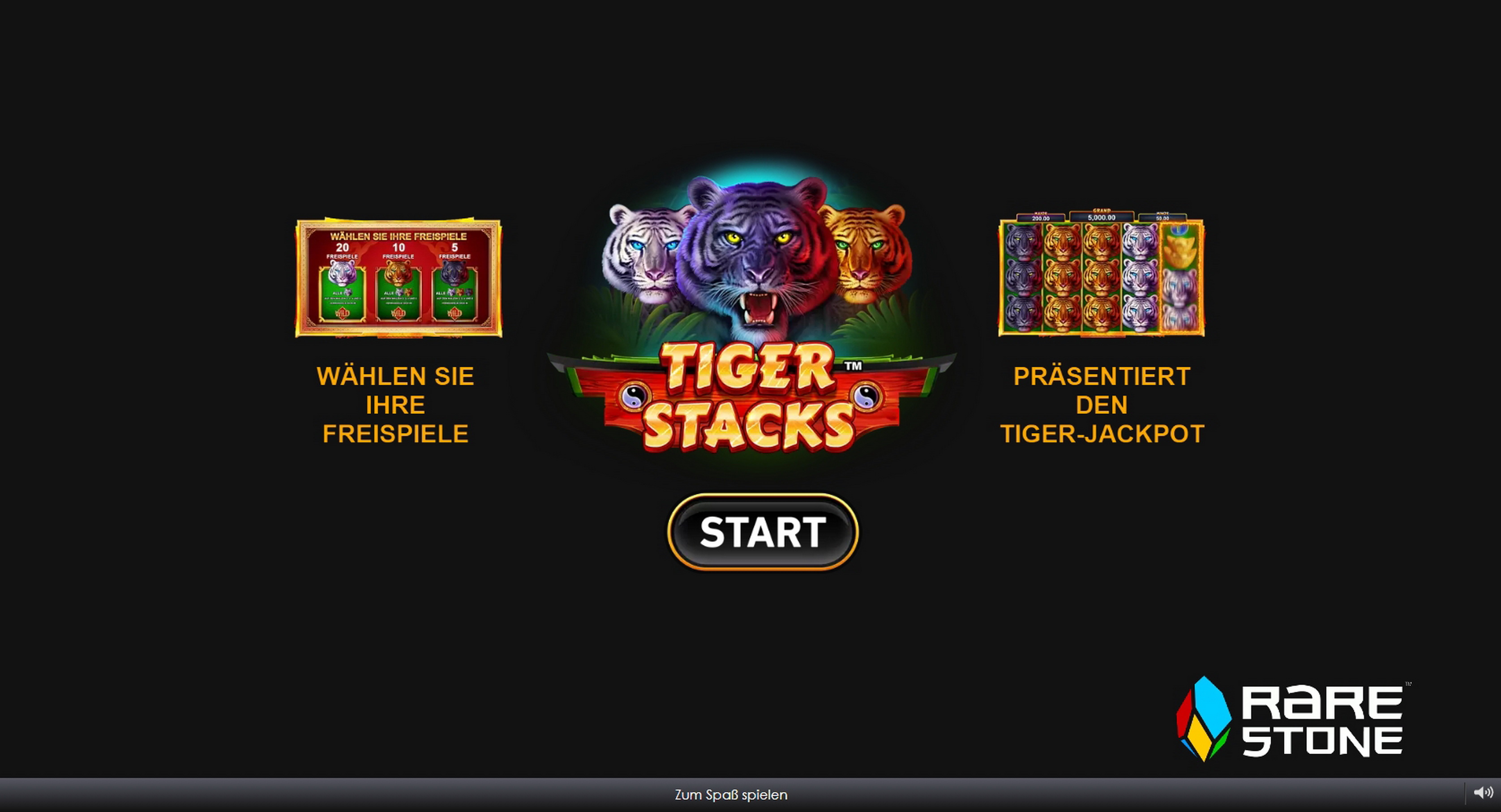 Play Tiger Stacks Free Casino Slot Game by Rarestone Gaming