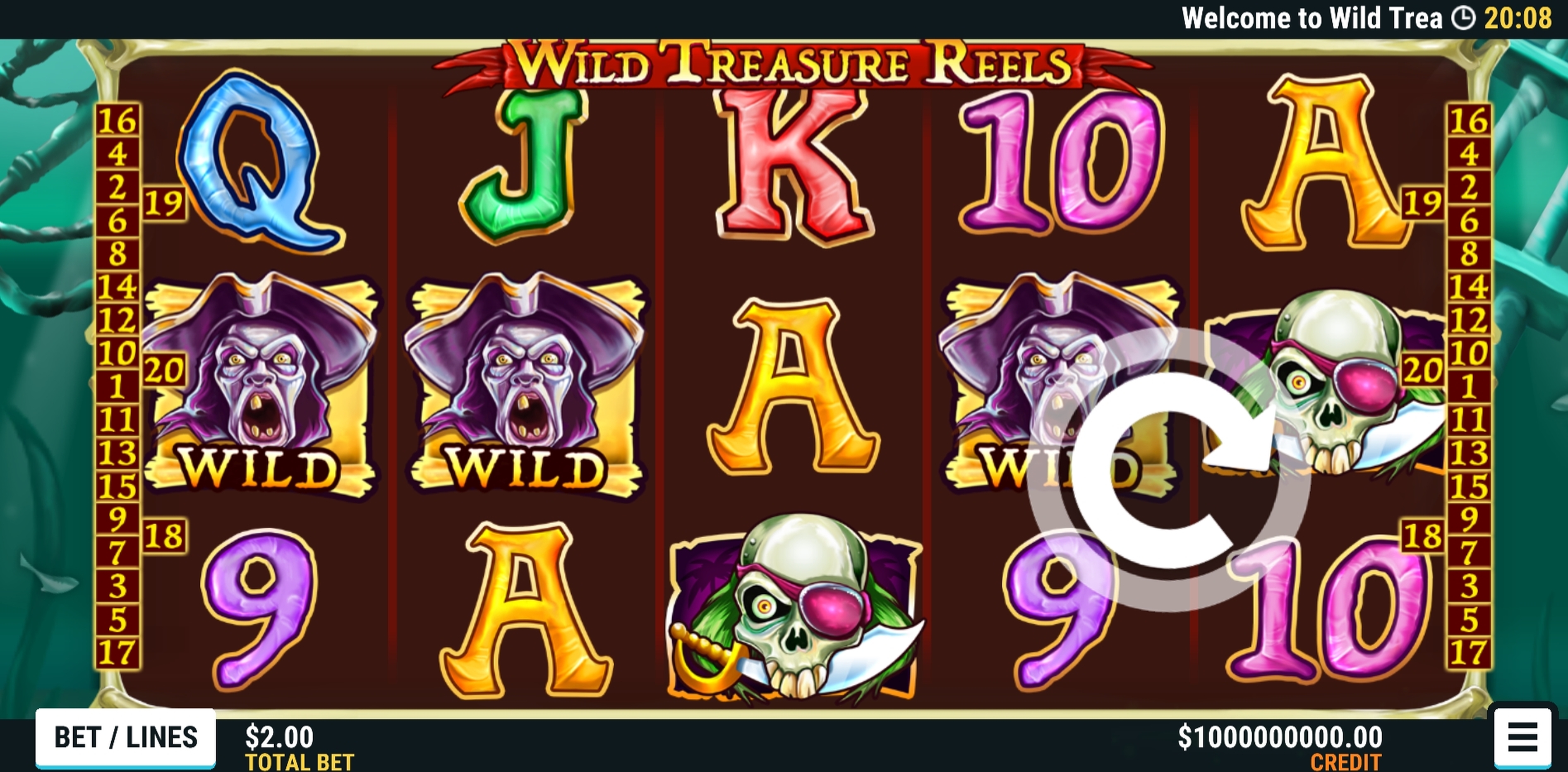 Reels in Wild Treasure Reels Slot Game by Slot Factory
