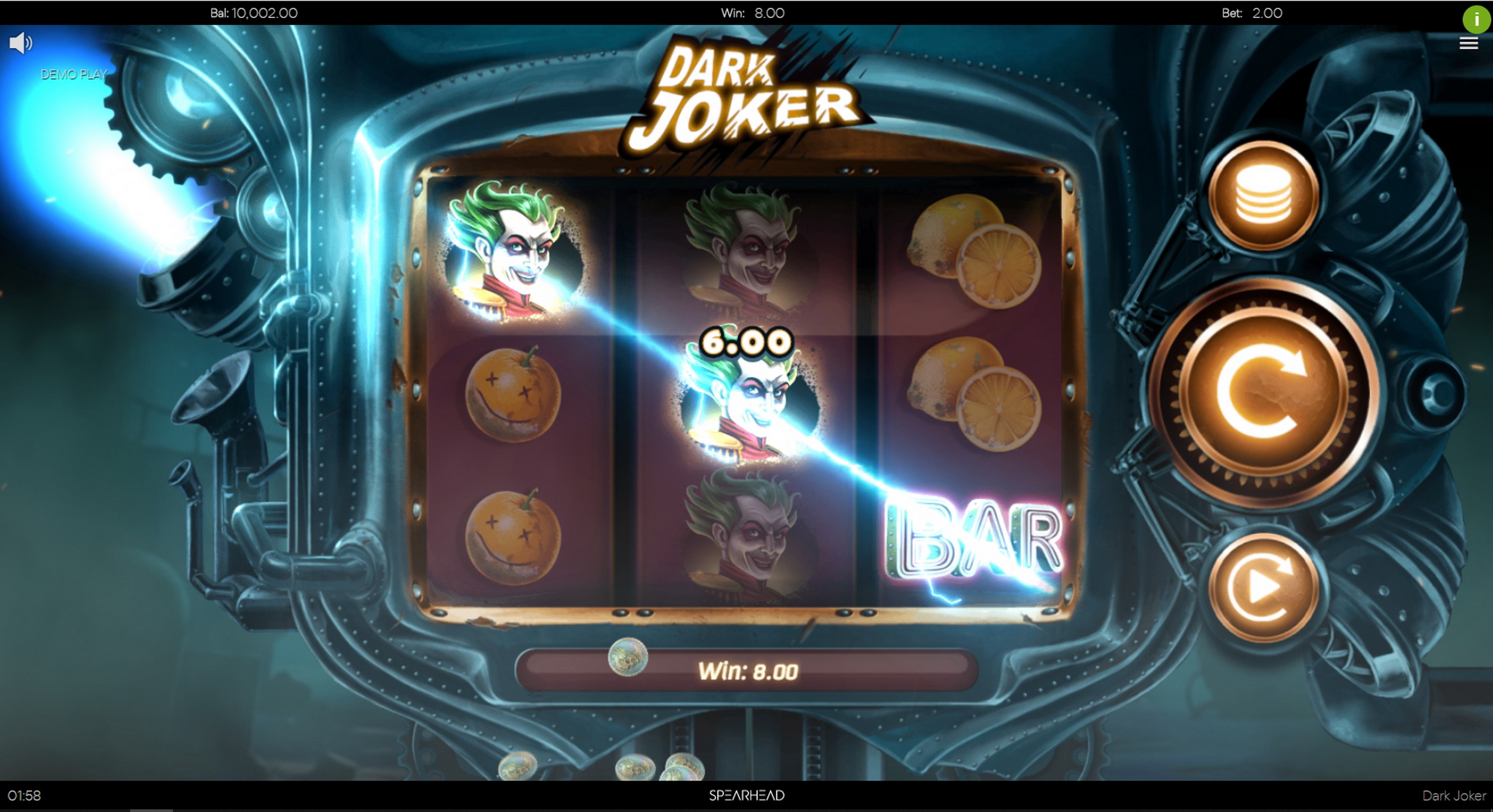 Win Money in Dark Joker Free Slot Game by Spearhead Studios