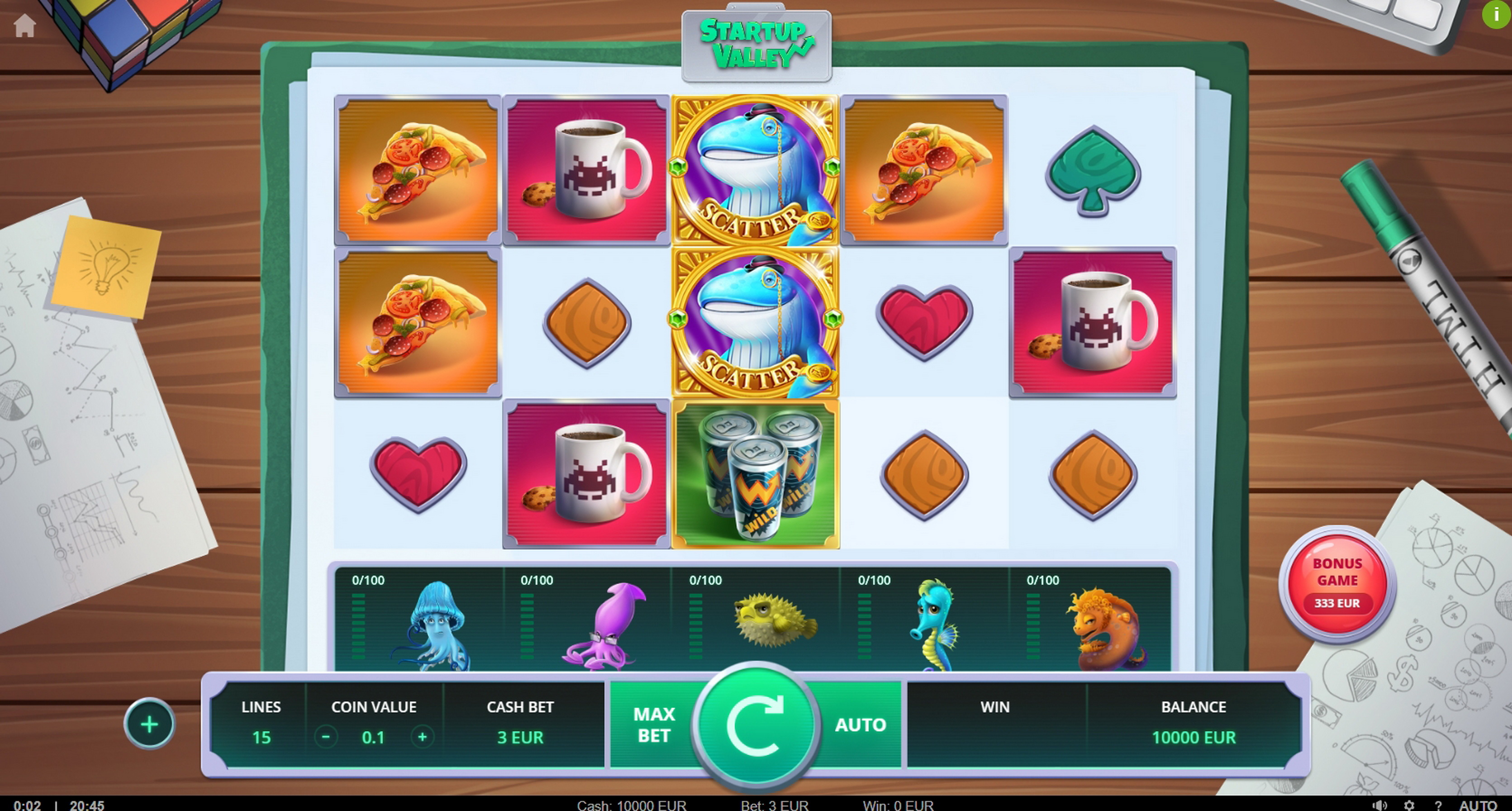 Reels in Startup Valley Slot Game by TrueLab Games