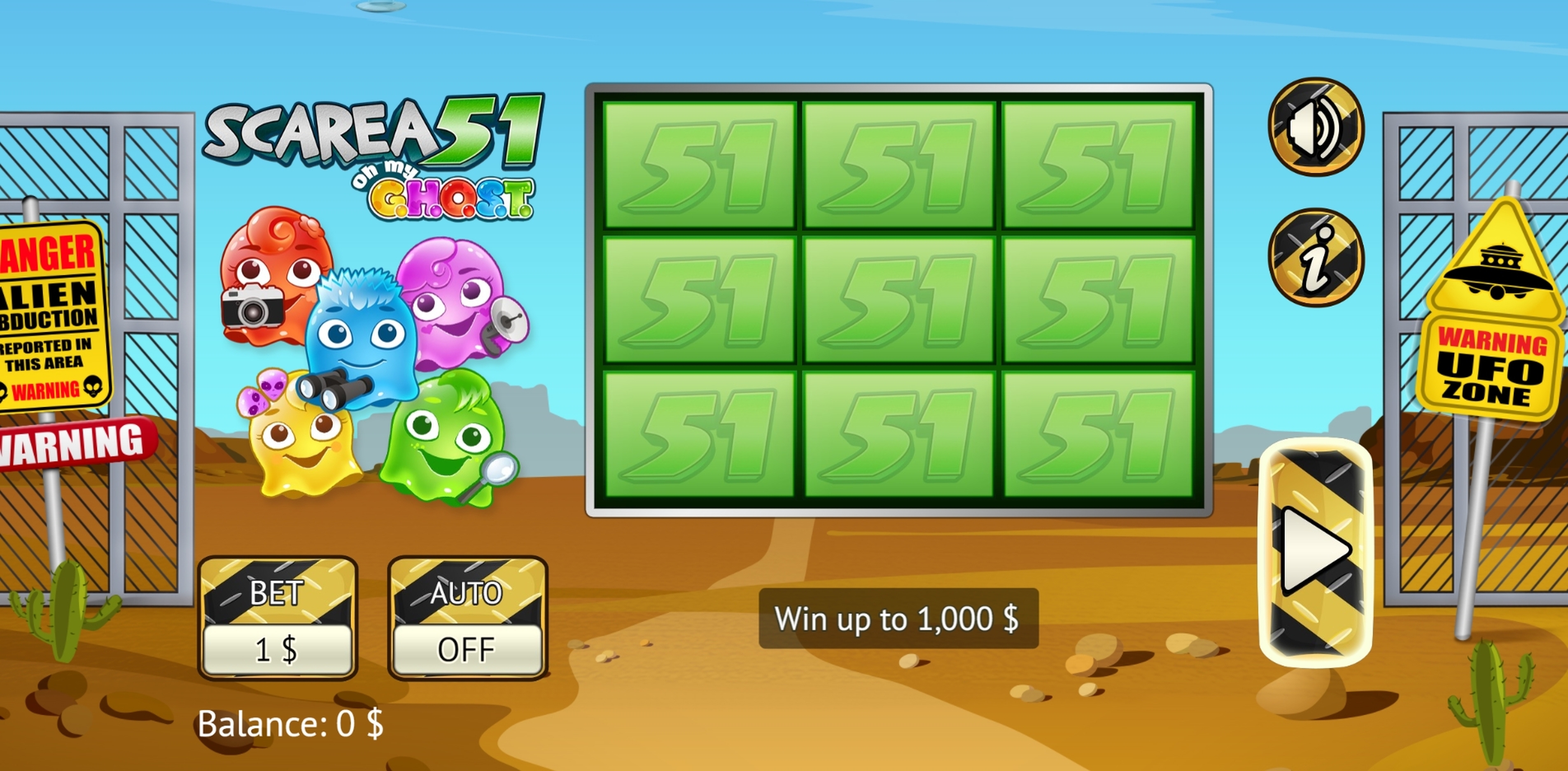 Reels in Scarea 51 Slot Game by Vermantia