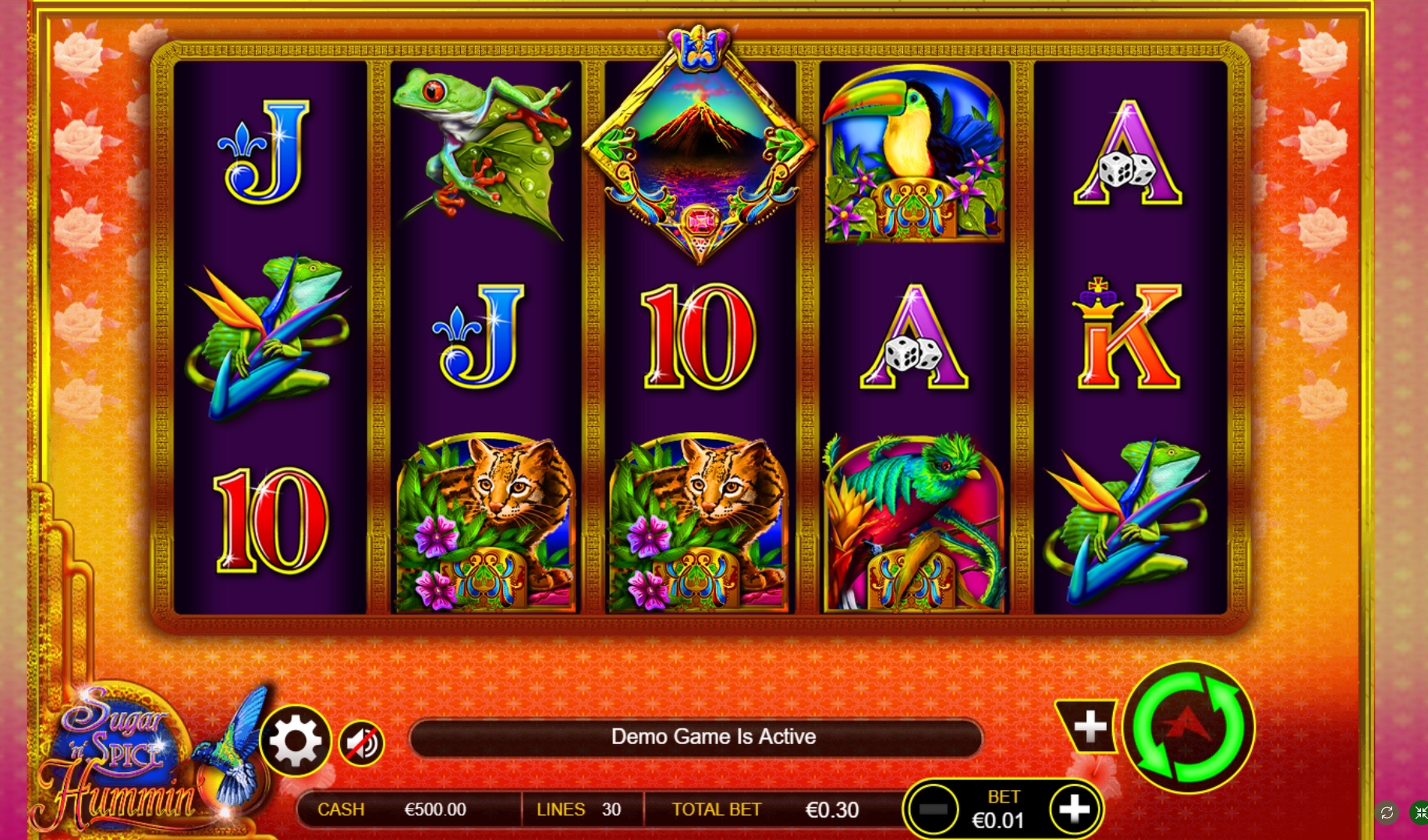 Reels in Sugar 'n' Spice Hummin' Slot Game by Ainsworth Gaming Technology