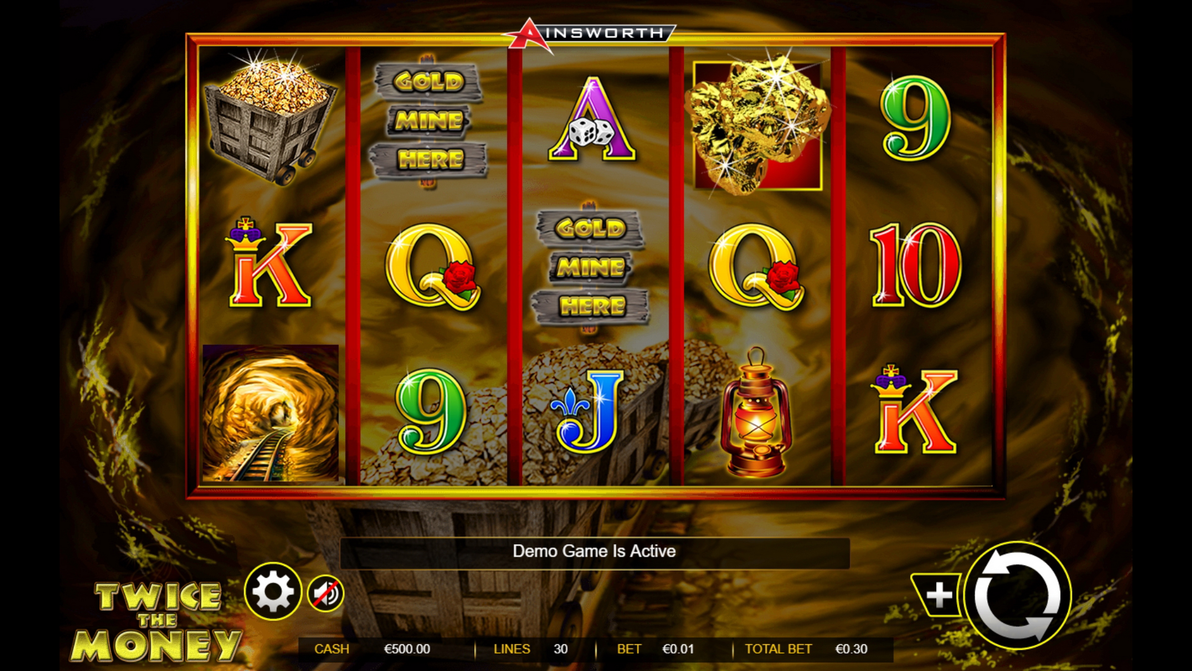 Reels in Twice The Money Slot Game by Ainsworth Gaming Technology