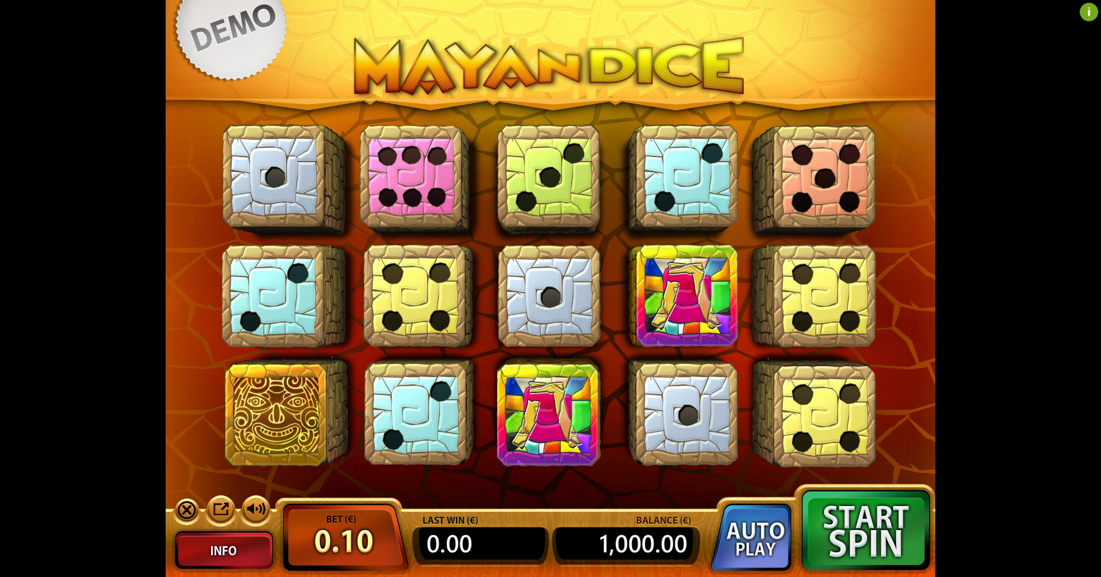 Reels in Mayan Dice Slot Game by Air Dice
