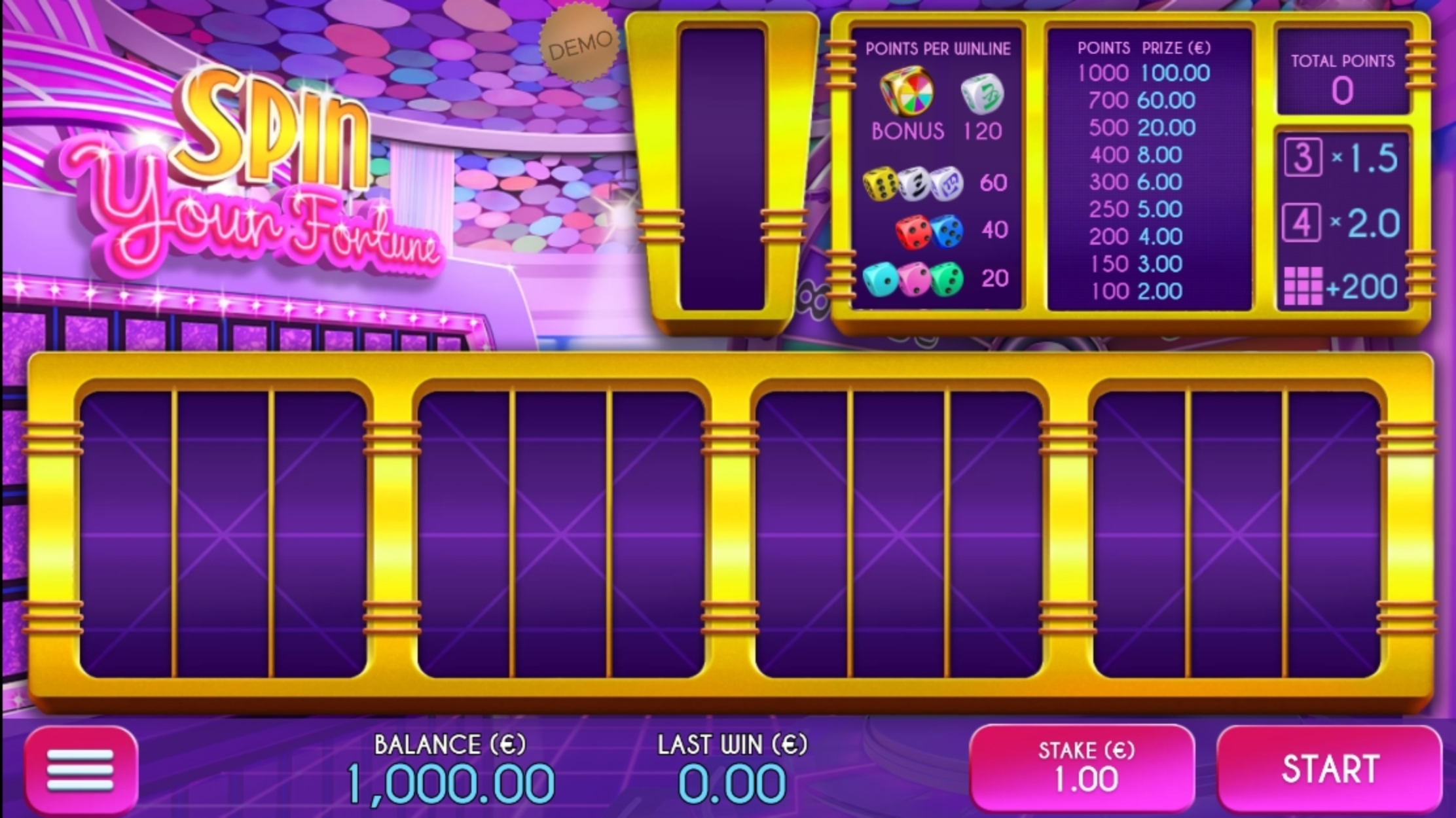 Reels in Spin Your Fortune Slot Game by Air Dice