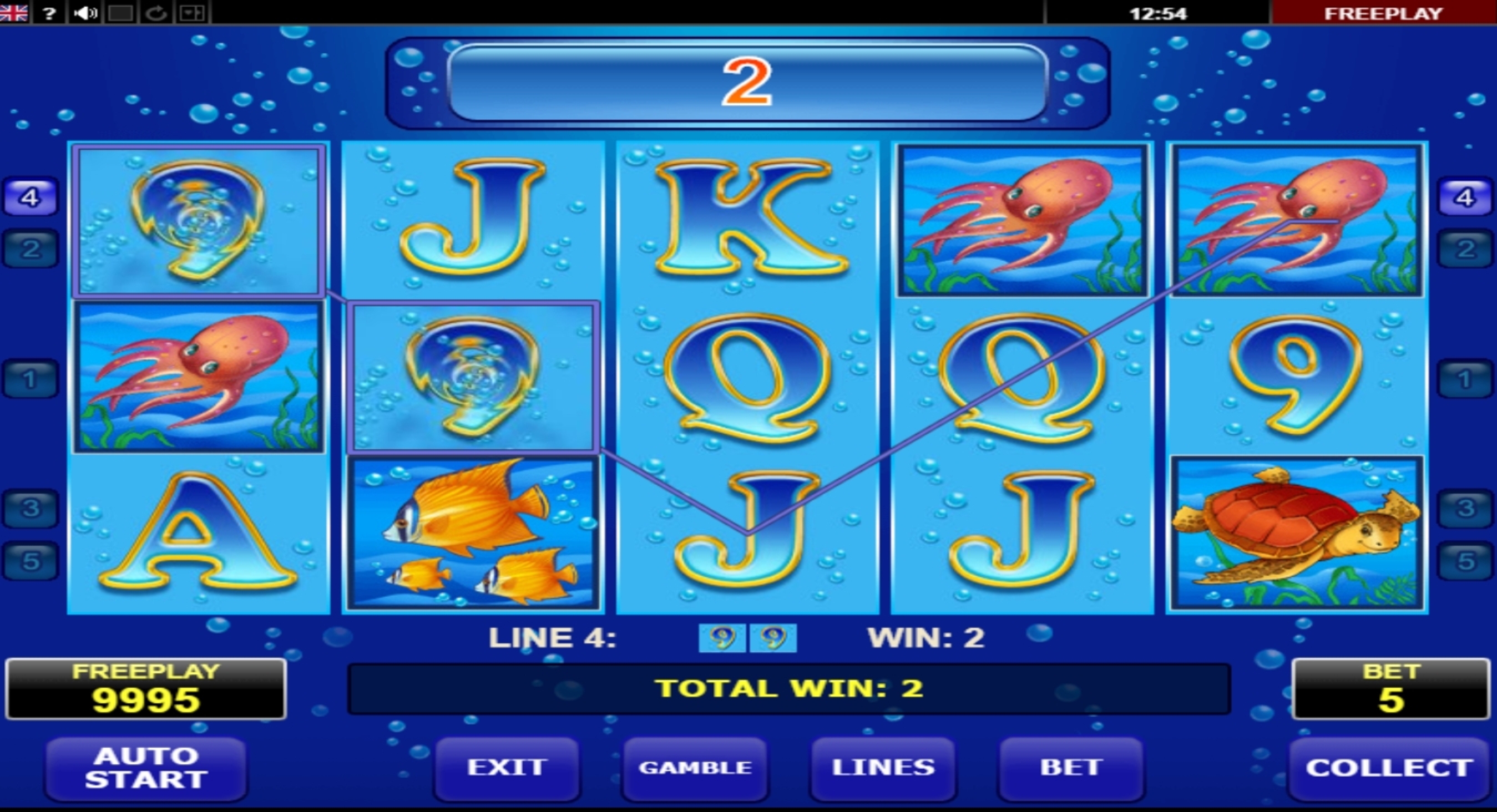 Win Money in Blue Dolphin Free Slot Game by Amatic Industries