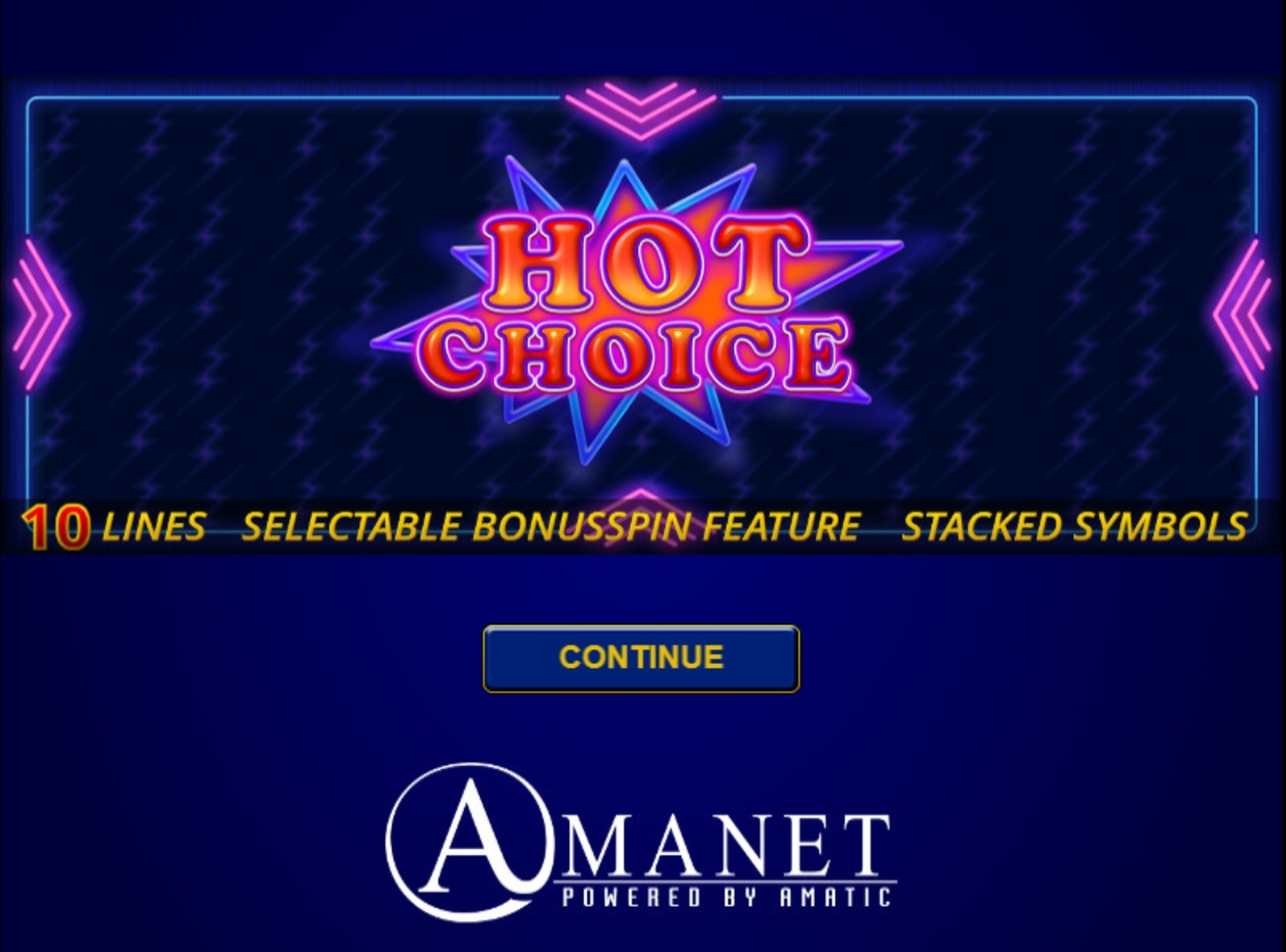 Play Hot Choice Free Casino Slot Game by Amatic Industries
