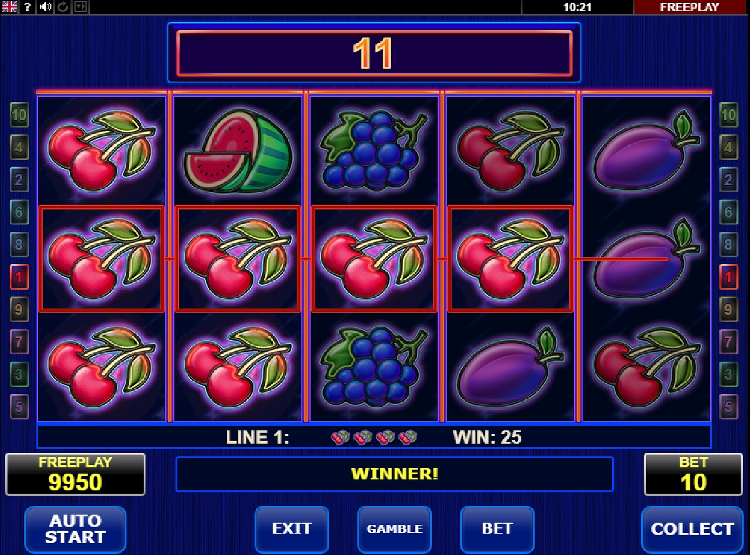 Win Money in Hot Choice Free Slot Game by Amatic Industries