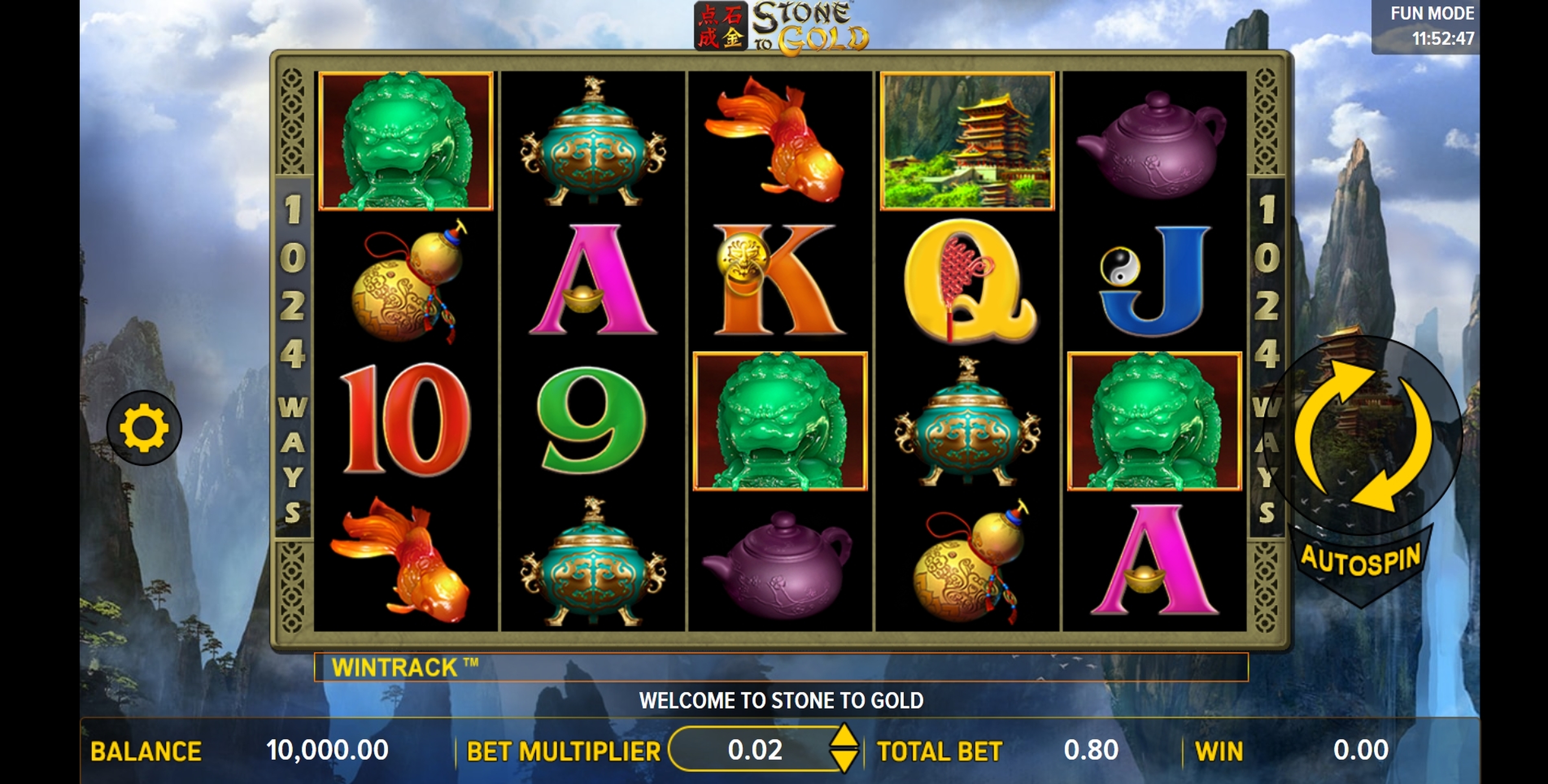 Reels in Stone to Gold Slot Game by Aspect Gaming