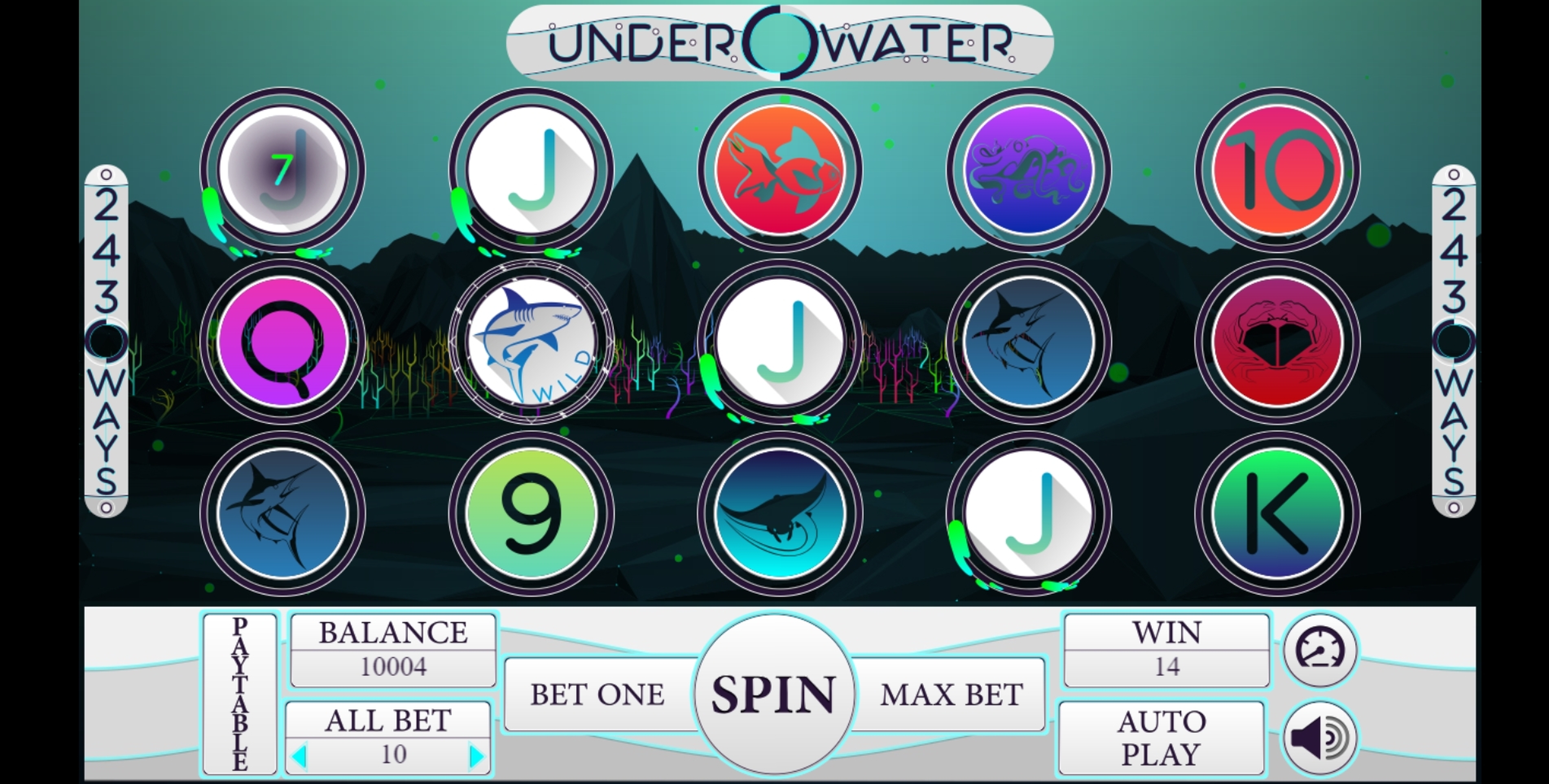 Win Money in Under Water Free Slot Game by Betconstruct