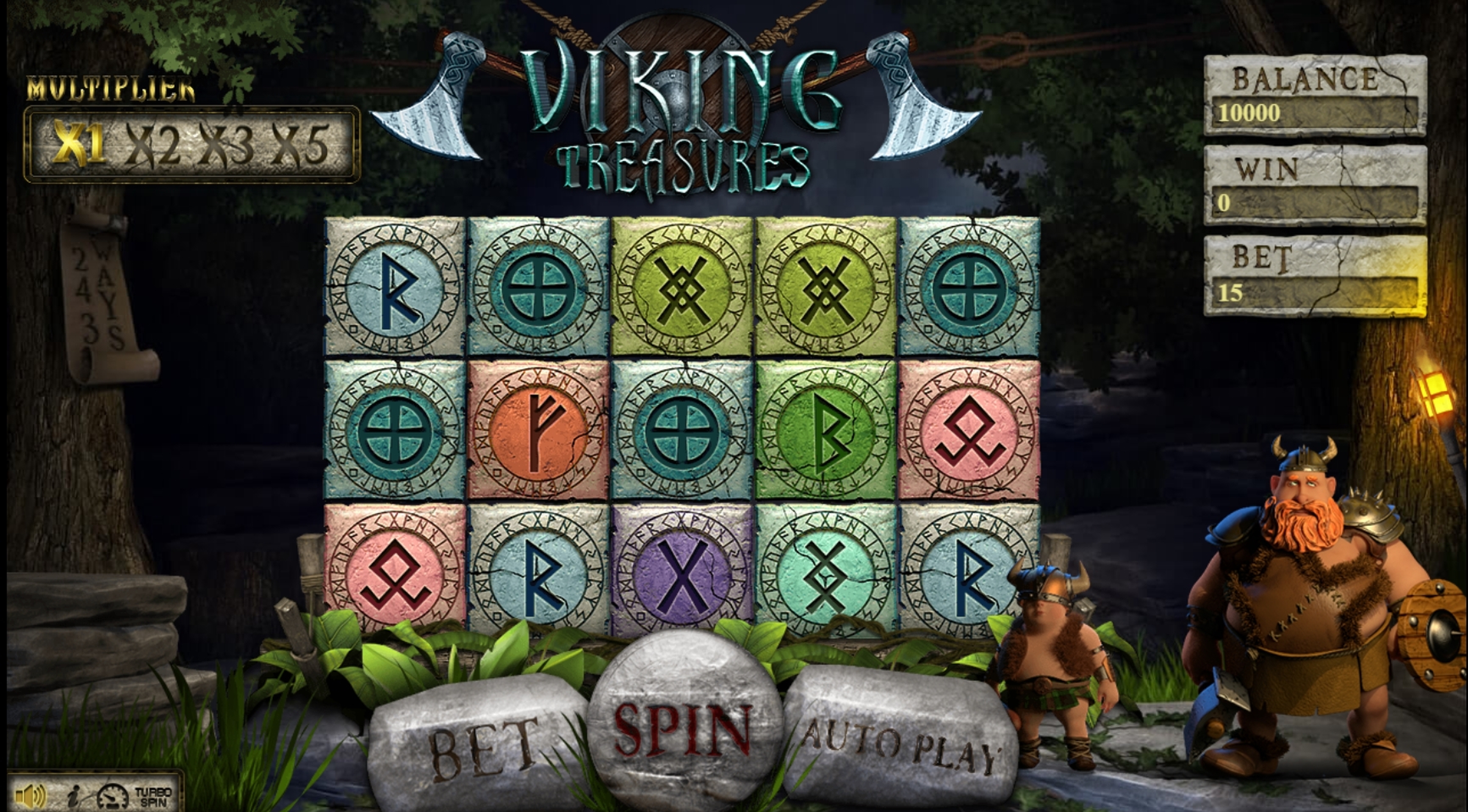 Reels in Viking Treasures (BetConstruct) Slot Game by Betconstruct