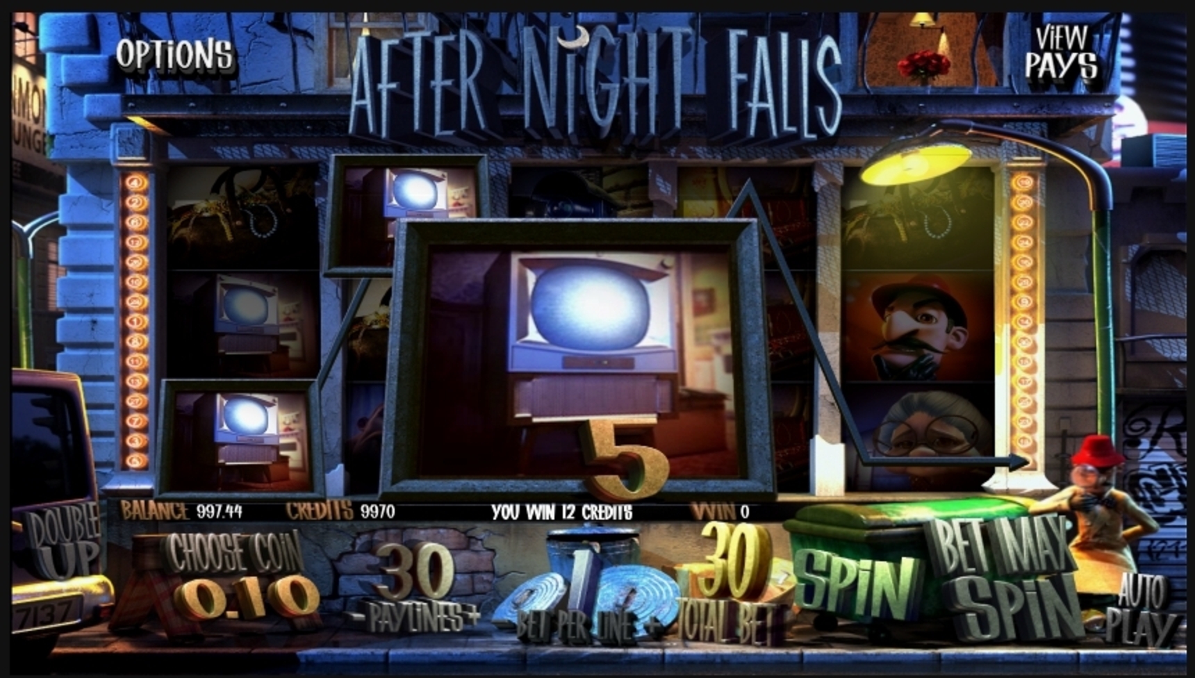 Win Money in After Night Falls Free Slot Game by Betsoft