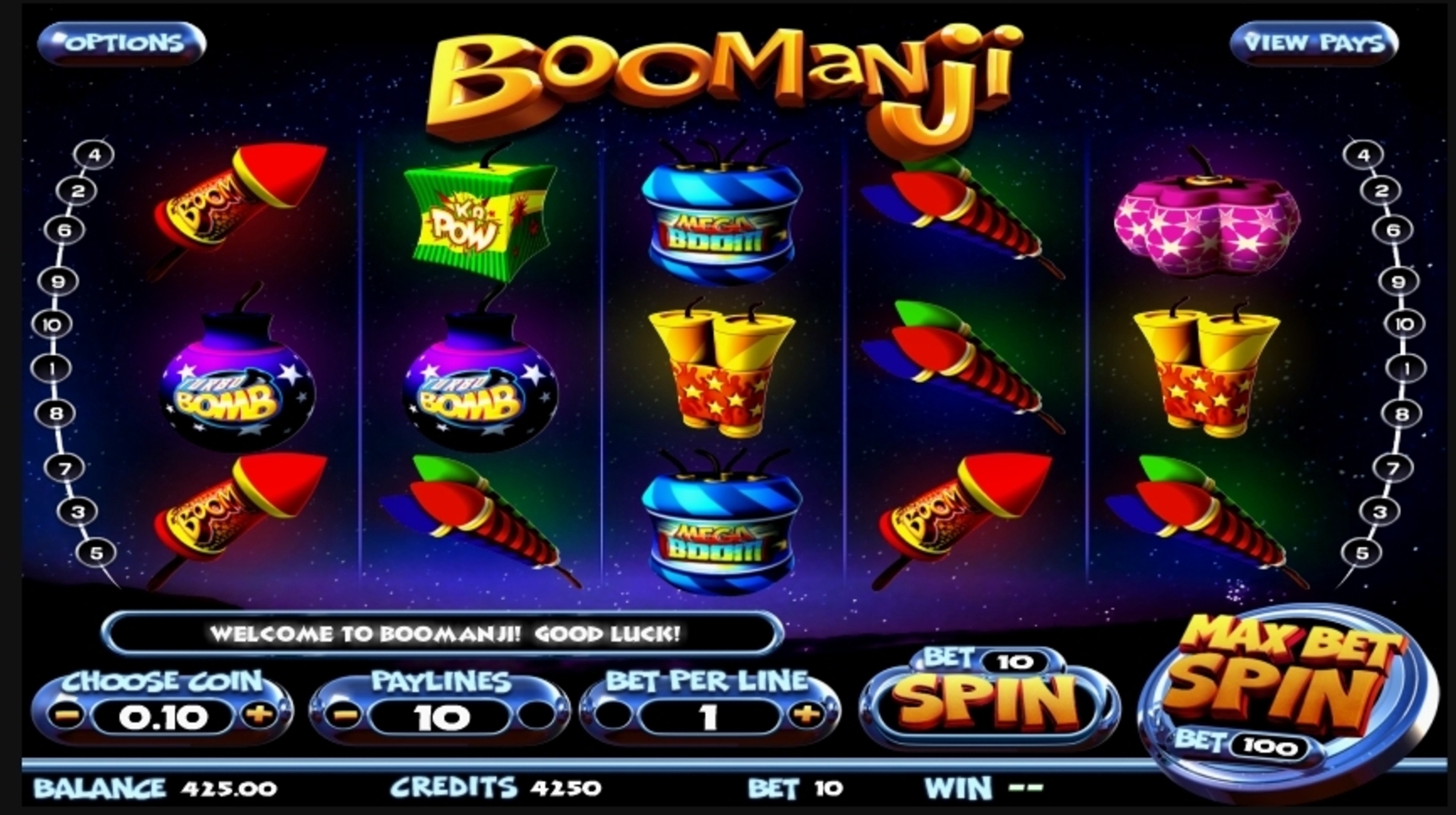 Reels in Boomanji Slot Game by Betsoft