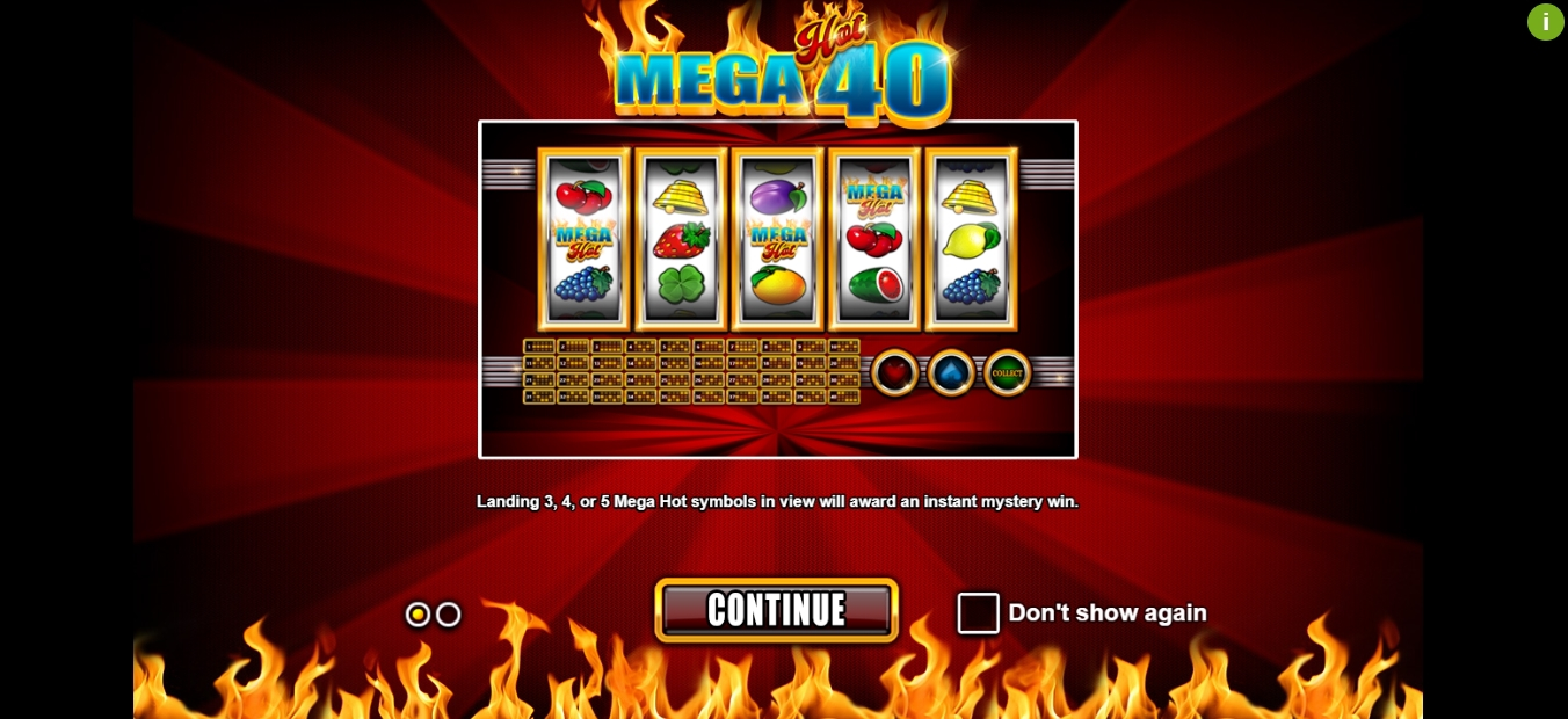 Play Mega Hot 40 Free Casino Slot Game by Betsson Group