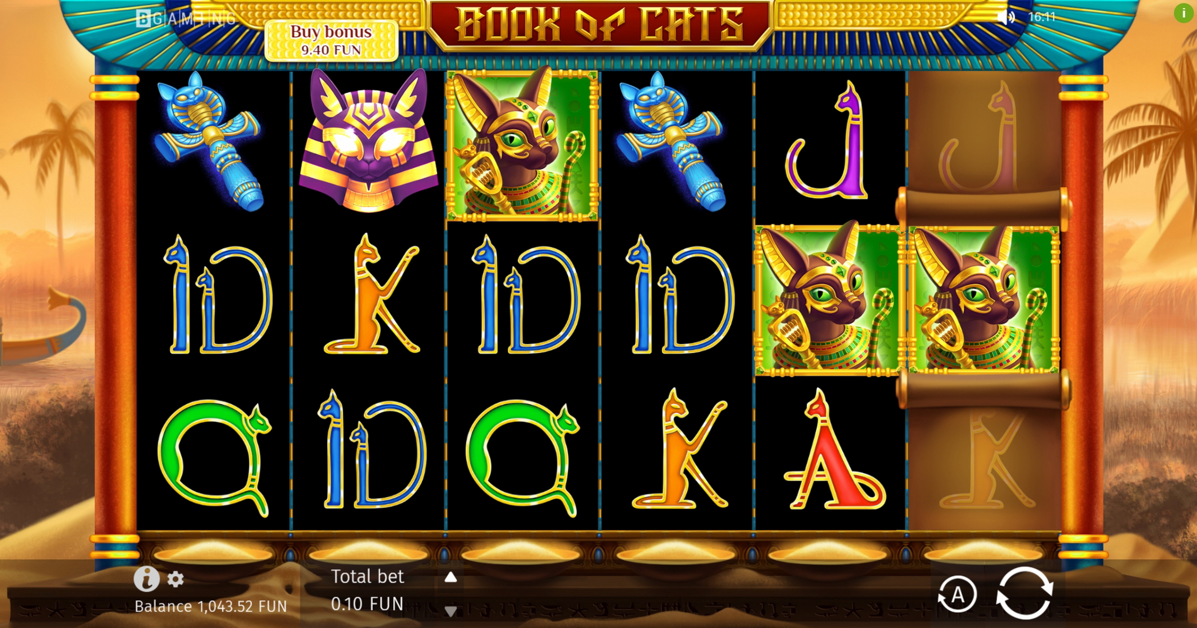 Reels in Book Of Cats Slot Game by BGAMING