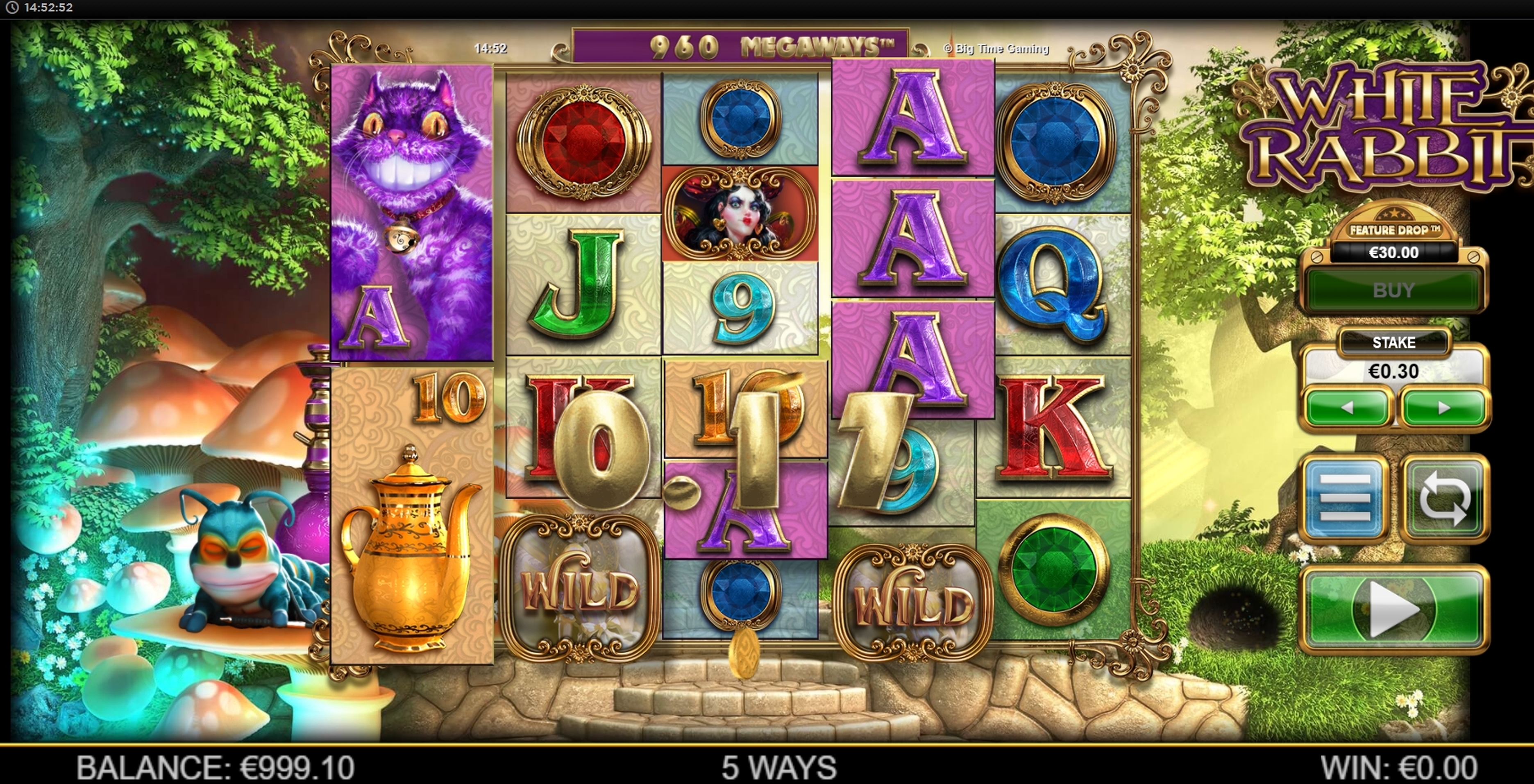 Win Money in White Rabbit Free Slot Game by Big Time Gaming