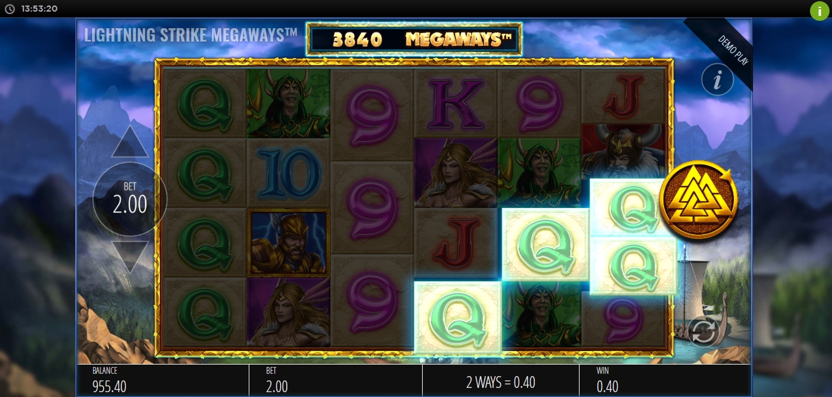 Win Money in Lightning Strike Free Slot Game by Blueprint Gaming