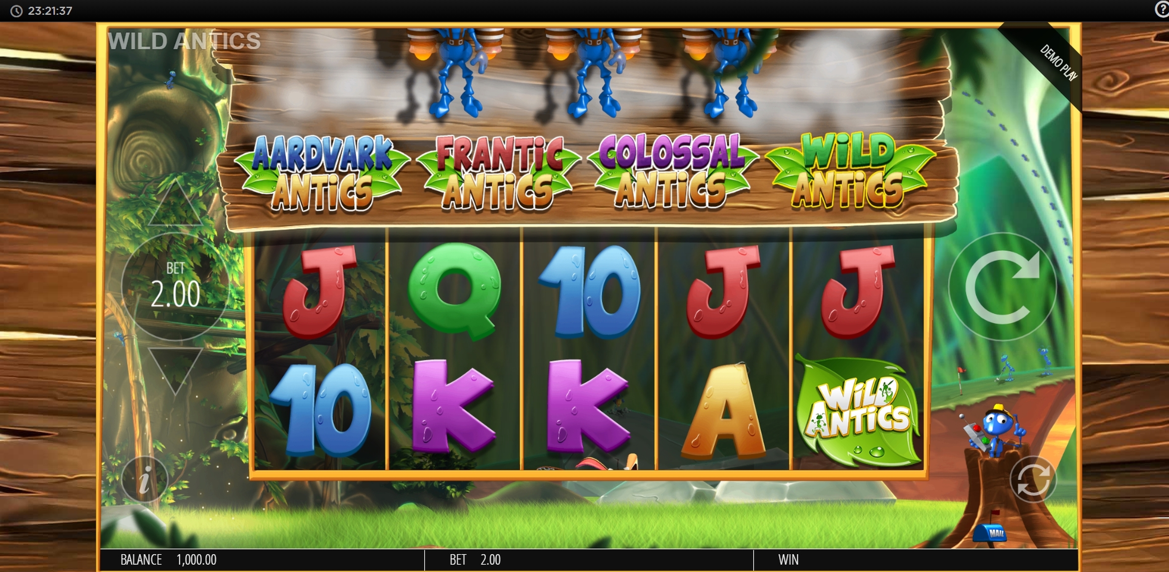 Reels in Wild Antics Slot Game by Blueprint Gaming