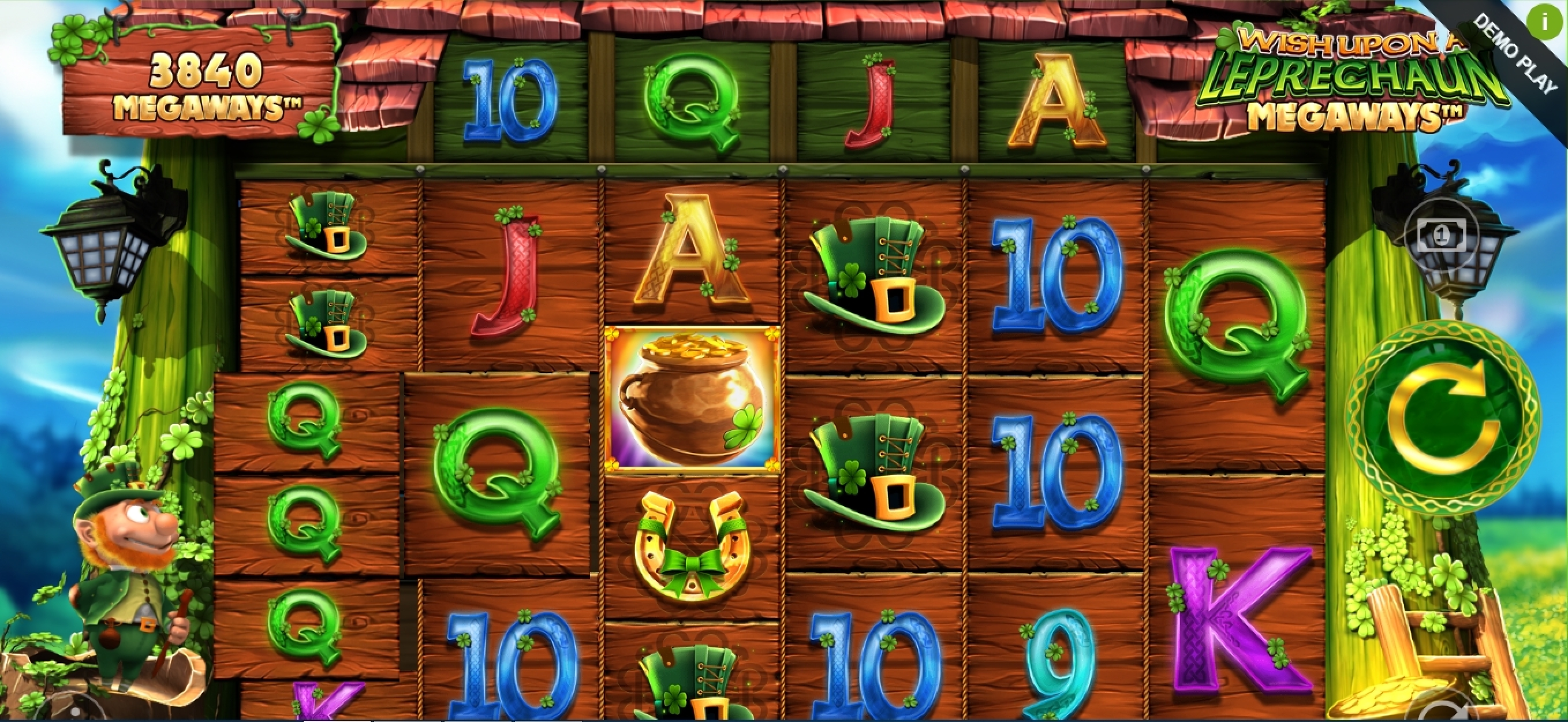 Win Money in Wish Upon A Leprechaun Megaways Free Slot Game by Blueprint Gaming