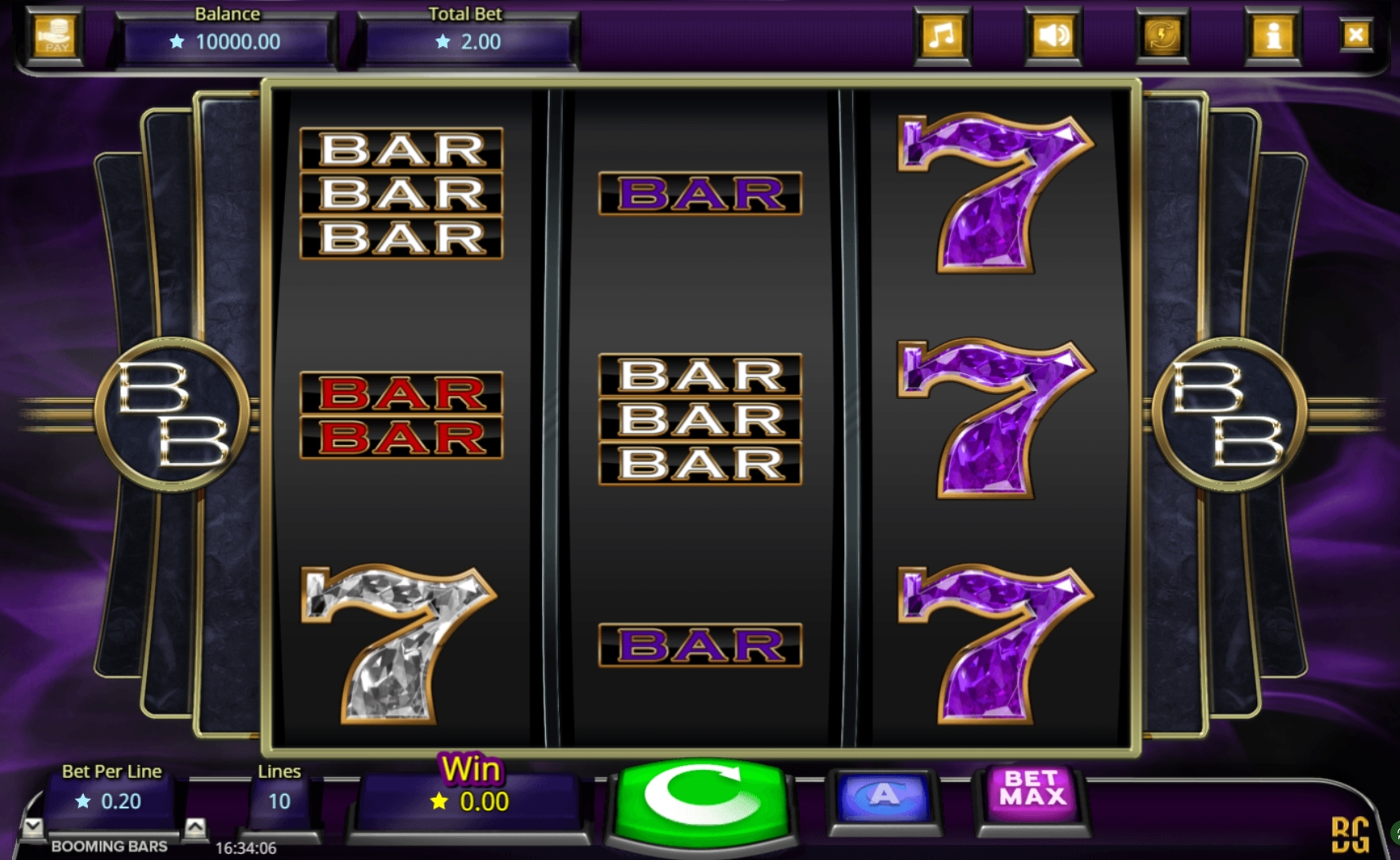 Reels in Booming Bars Slot Game by Booming Games