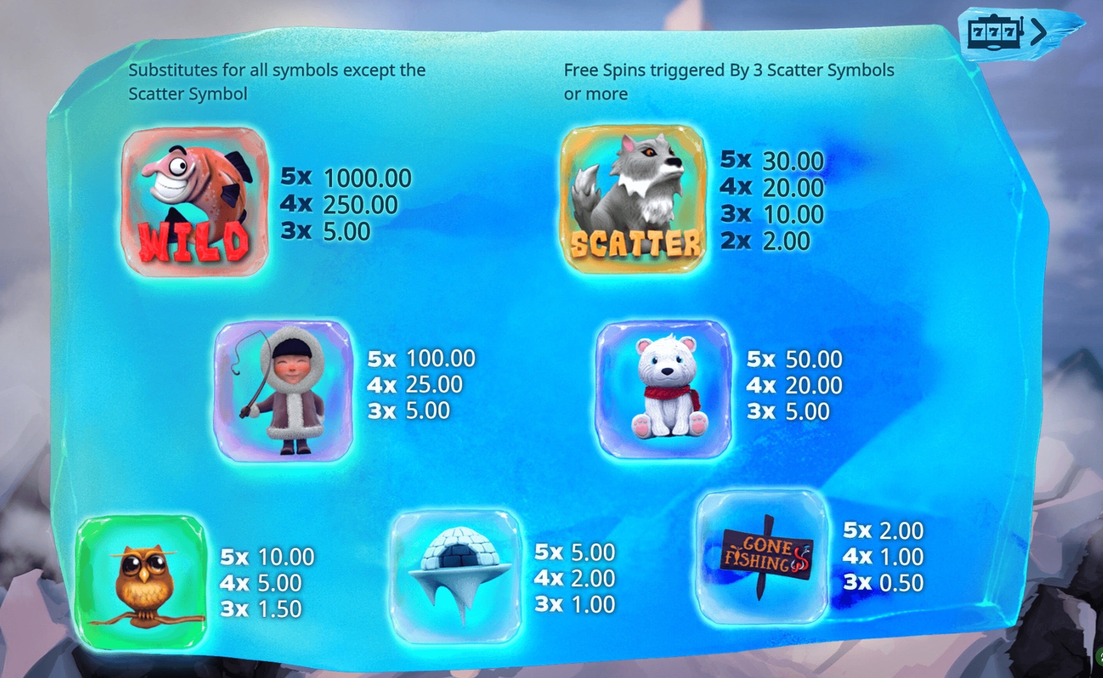Info of Cold Cash Slot Game by Booming Games