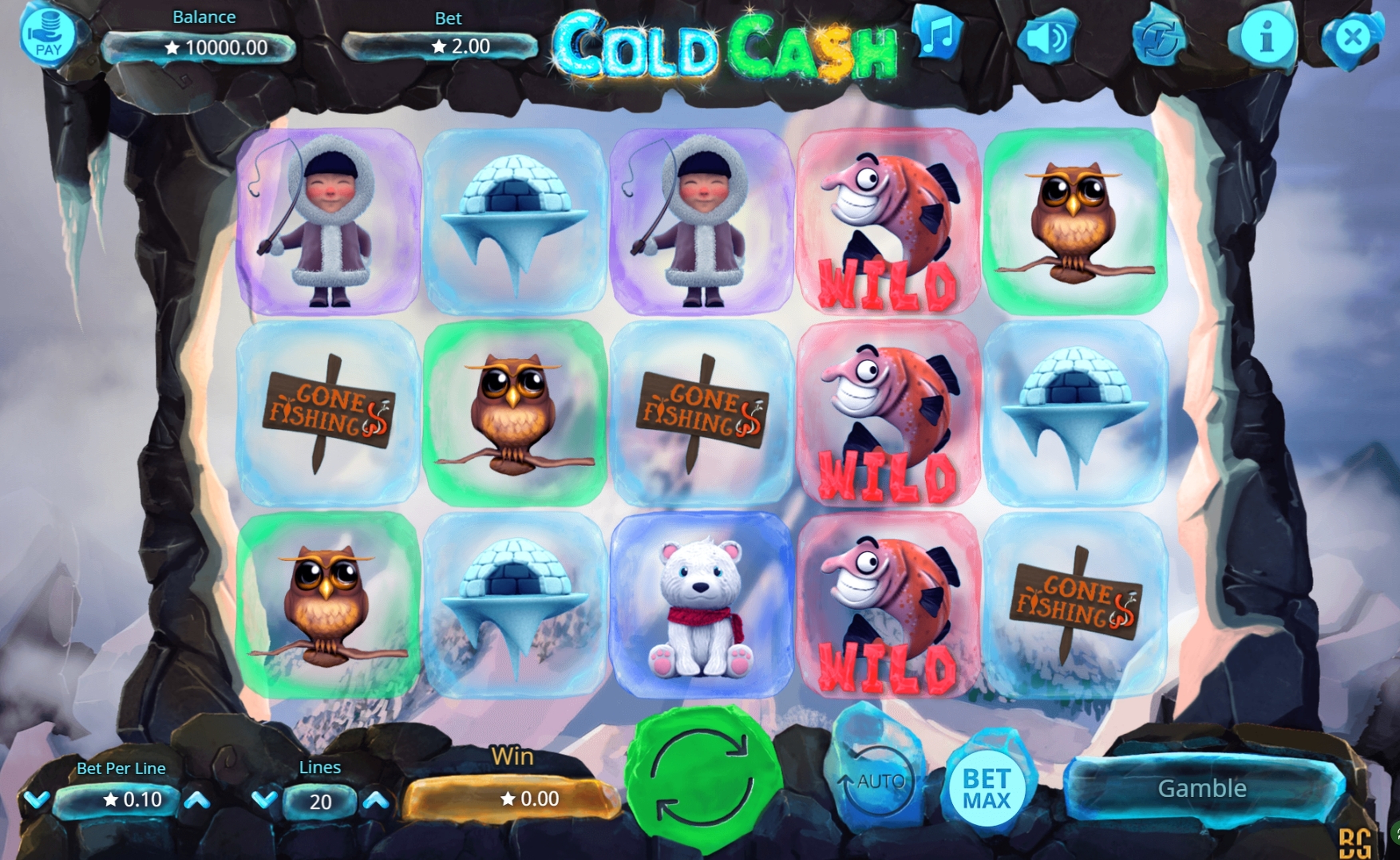 Reels in Cold Cash Slot Game by Booming Games