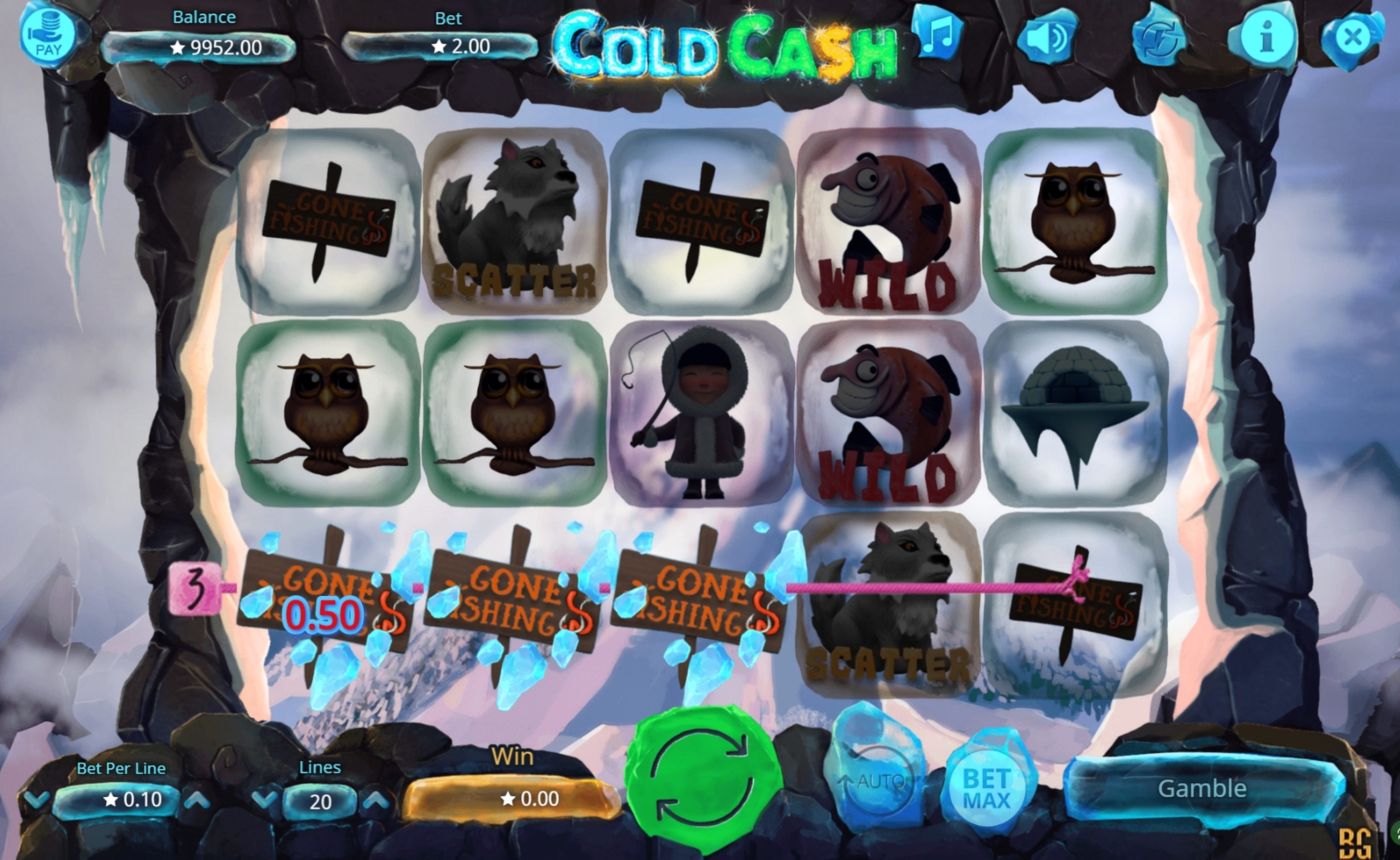 Win Money in Cold Cash Free Slot Game by Booming Games