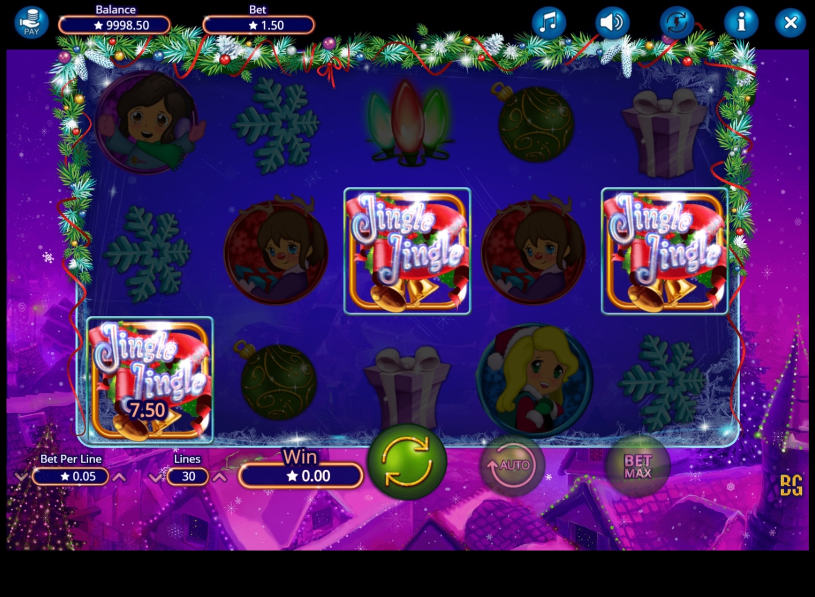 Win Money in Jingle Jingle Free Slot Game by Booming Games