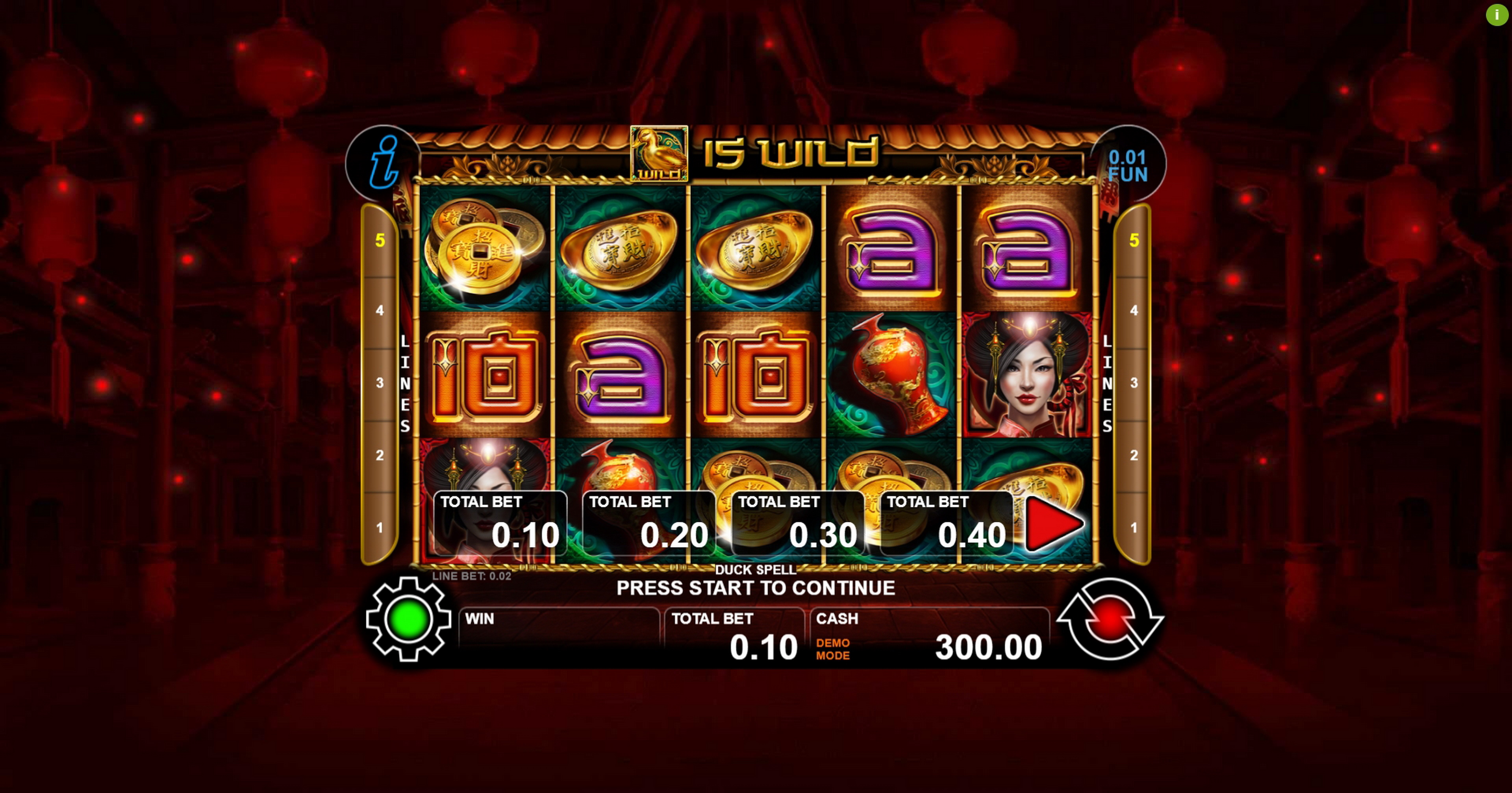 Reels in Duck Spell Slot Game by casino technology