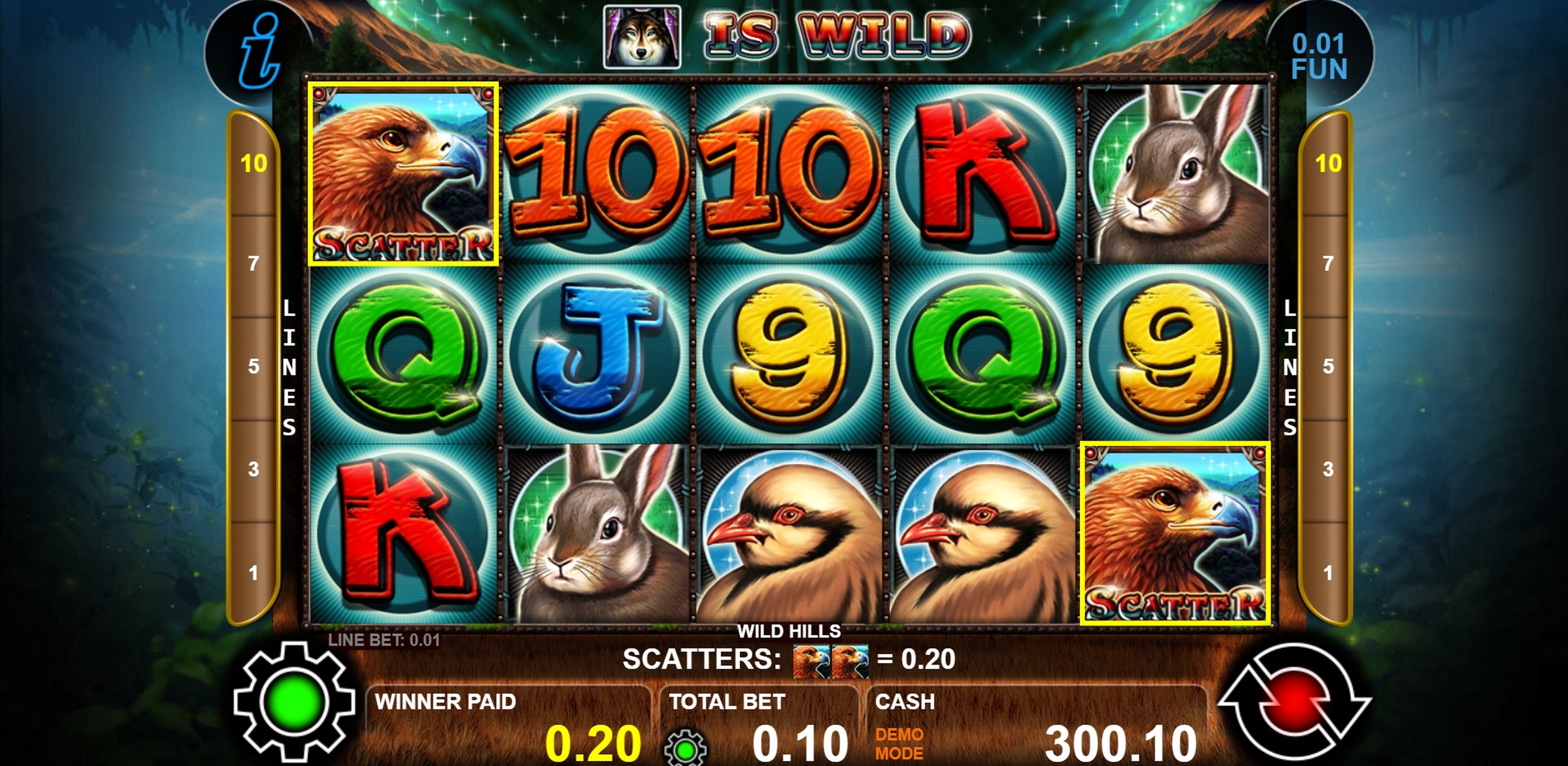 Win Money in Wild Hills Free Slot Game by casino technology