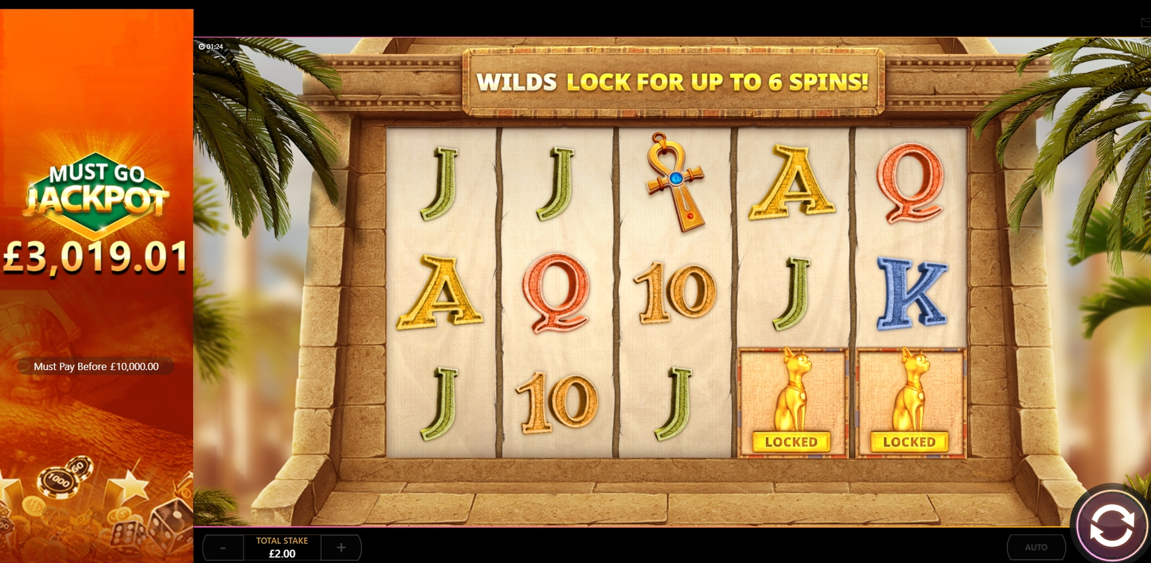Win Money in Egyptian Wilds Free Slot Game by Cayetano Gaming
