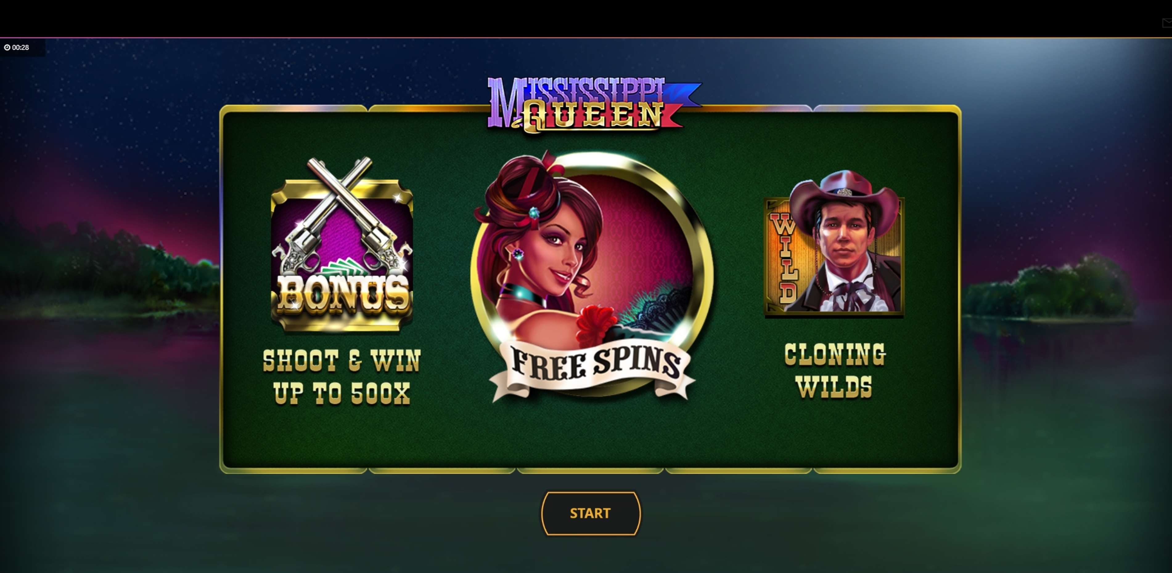 Play Mississippi Queen Free Casino Slot Game by Cayetano Gaming