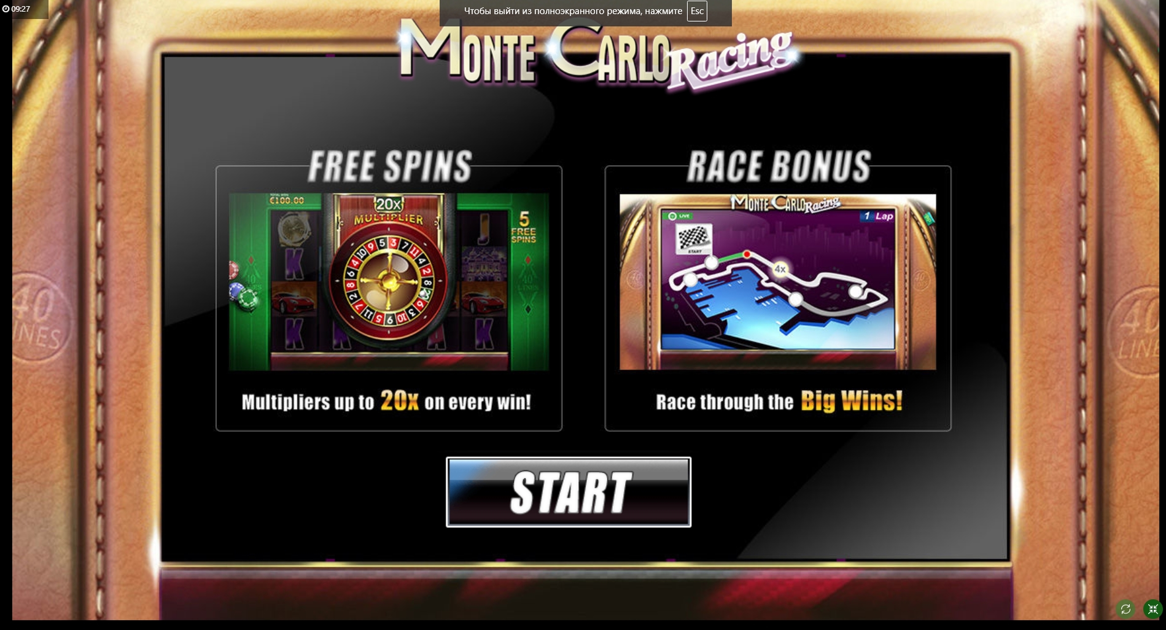 Play Monte Carlo Racing Free Casino Slot Game by Cayetano Gaming