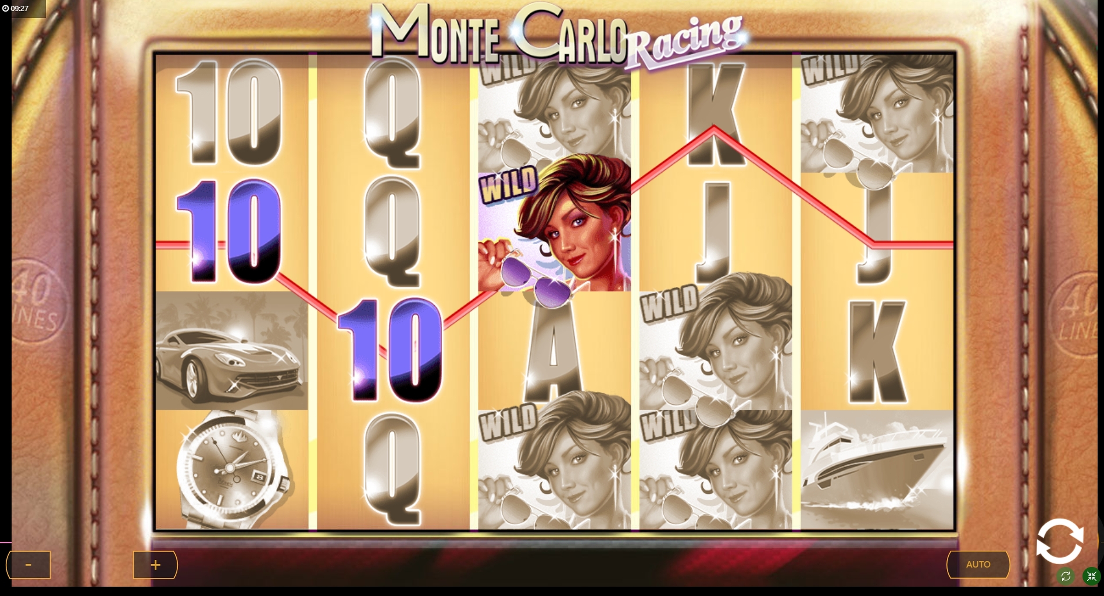 Win Money in Monte Carlo Racing Free Slot Game by Cayetano Gaming