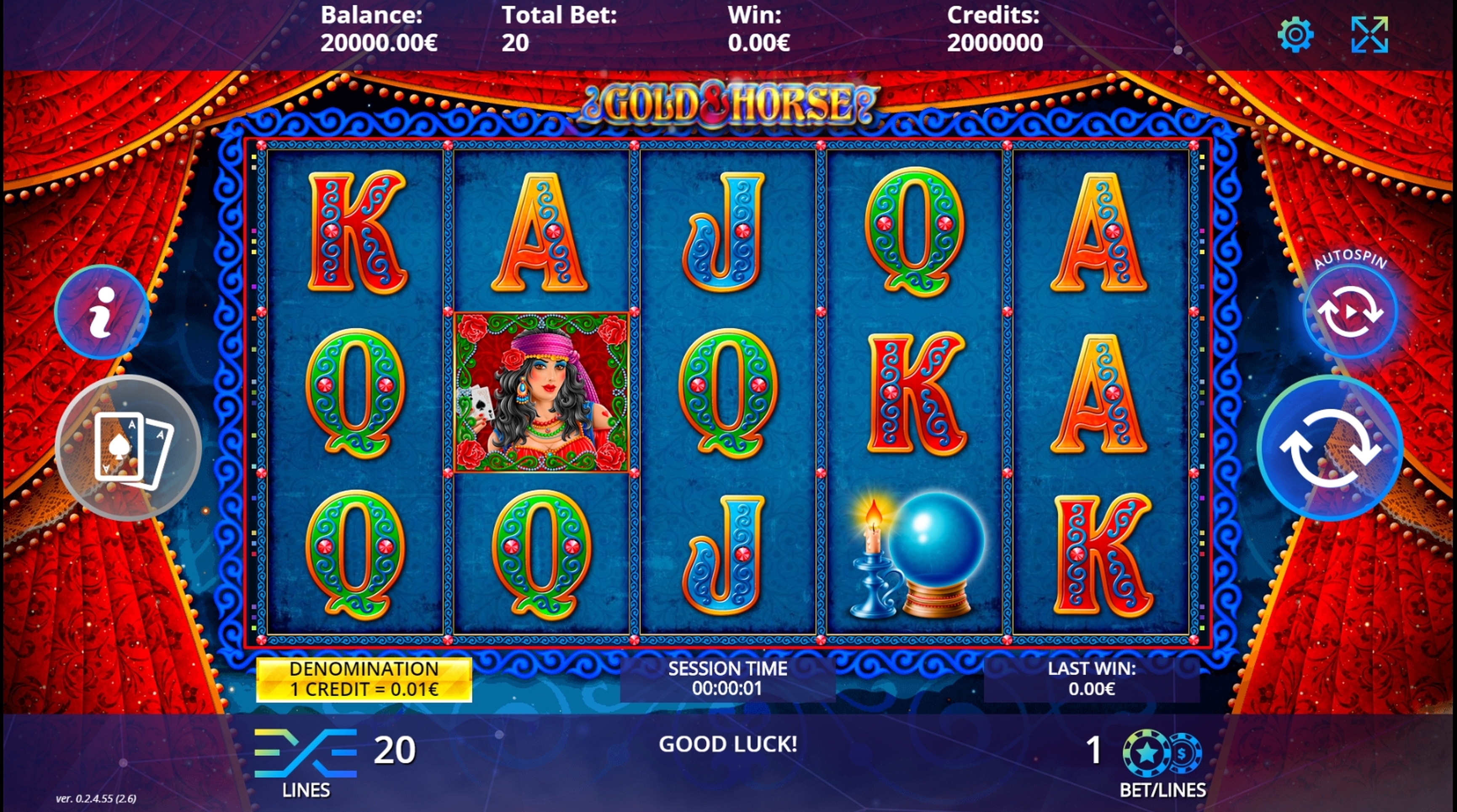 Reels in Gold & Horse Slot Game by DLV