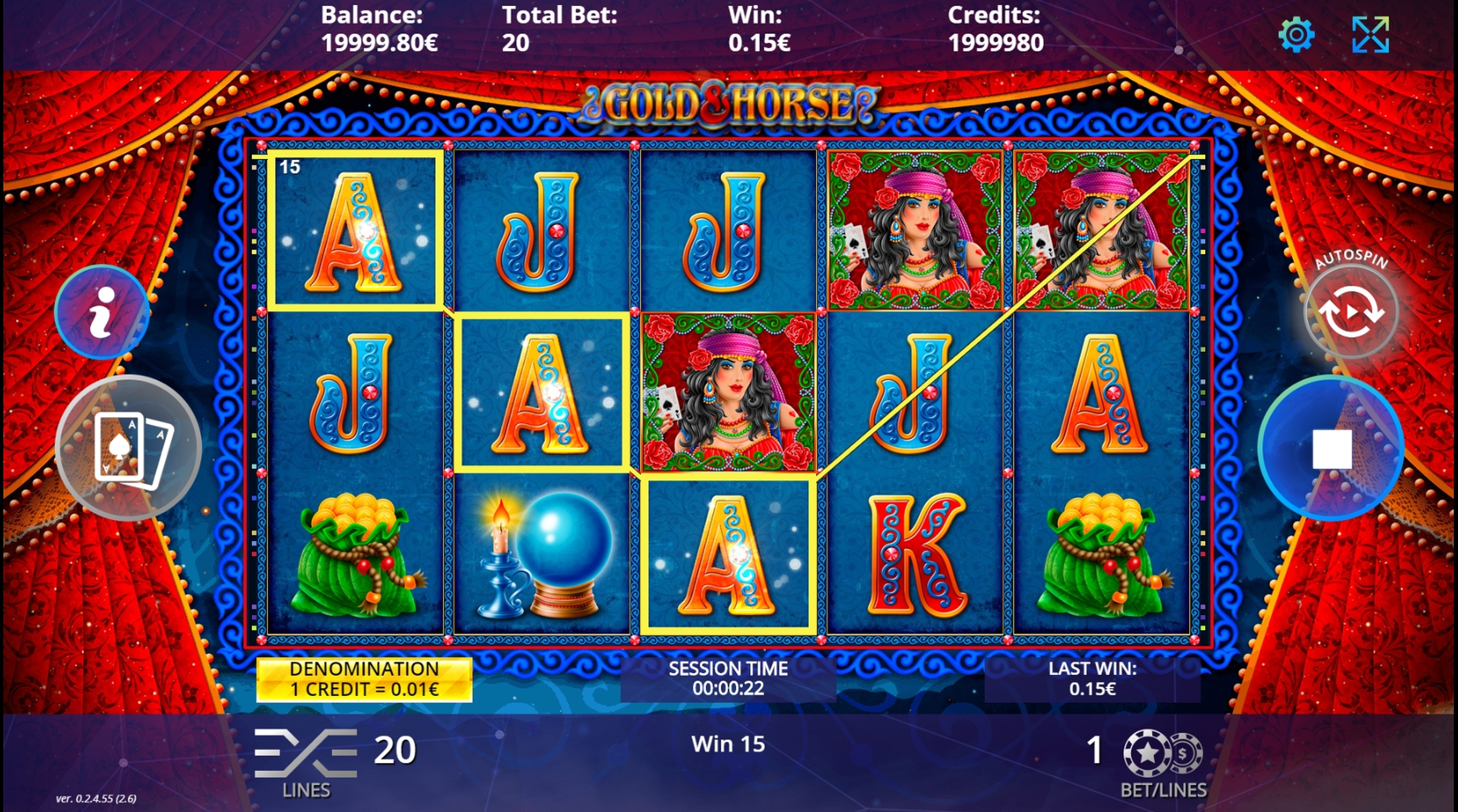 Win Money in Gold & Horse Free Slot Game by DLV