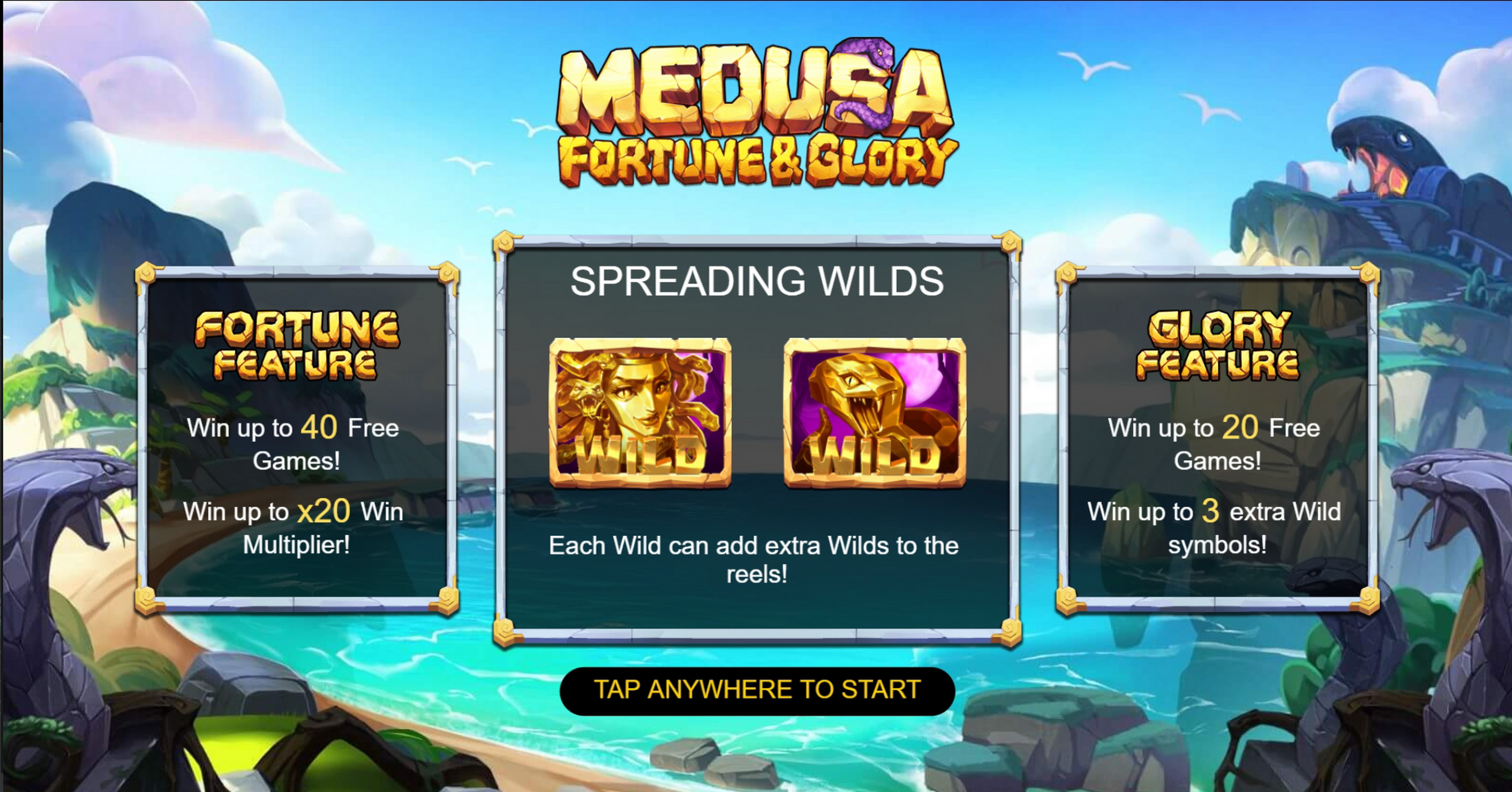 Play Medusa: Fortune and Glory Free Casino Slot Game by Dreamtech Gaming