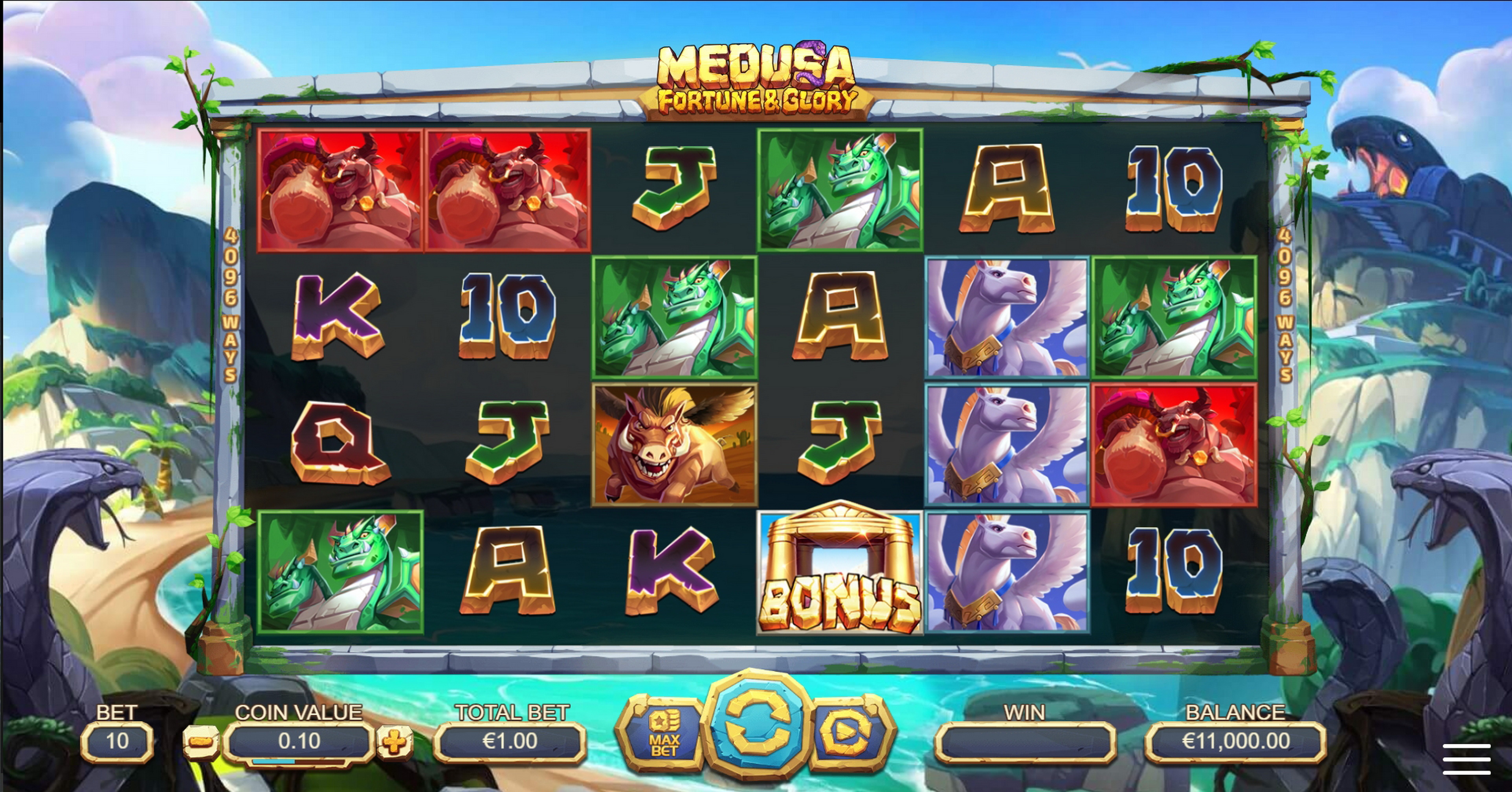 Reels in Medusa: Fortune and Glory Slot Game by Dreamtech Gaming