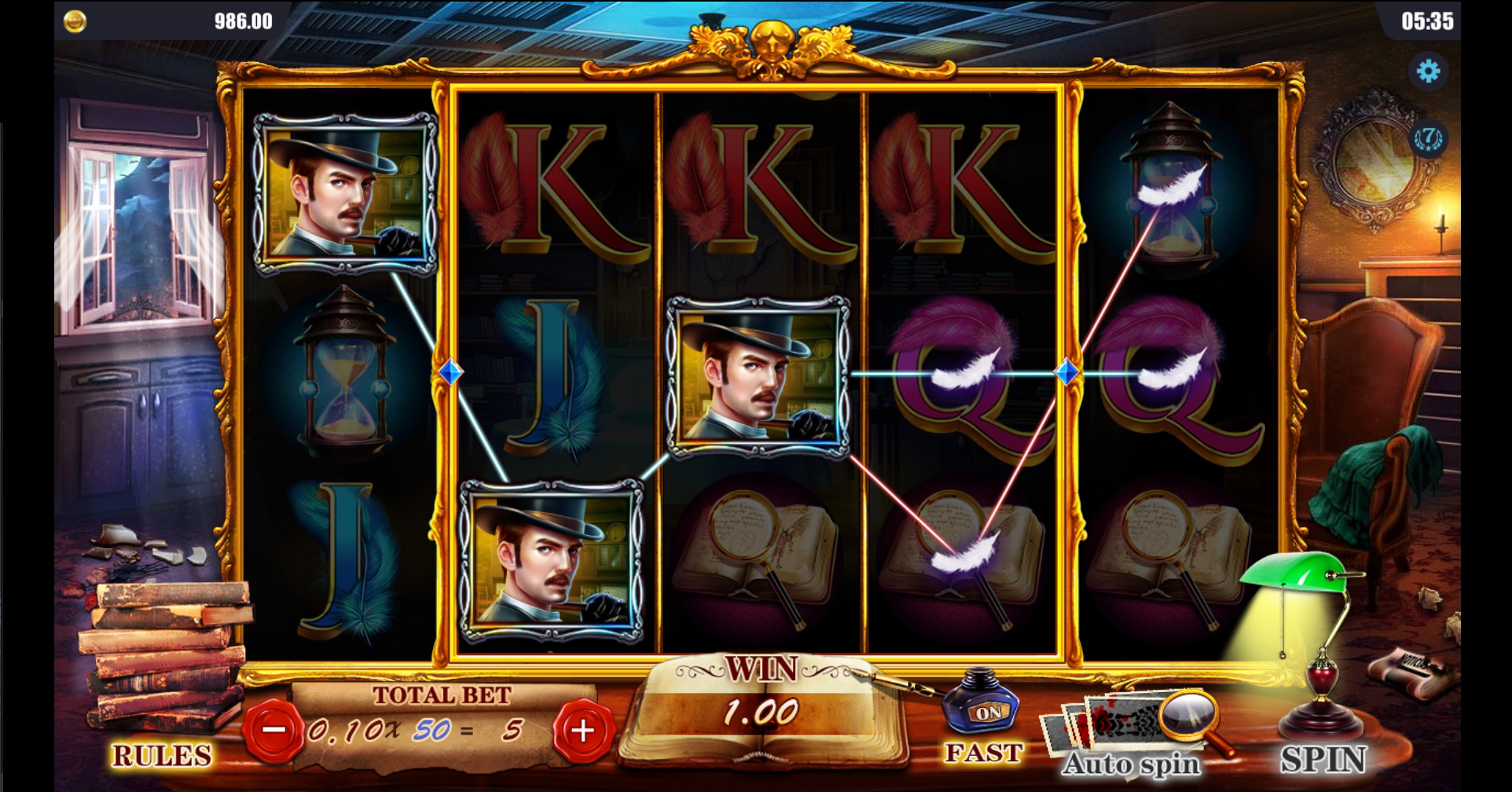 Win Money in Perfect Detective Free Slot Game by Dreamtech Gaming