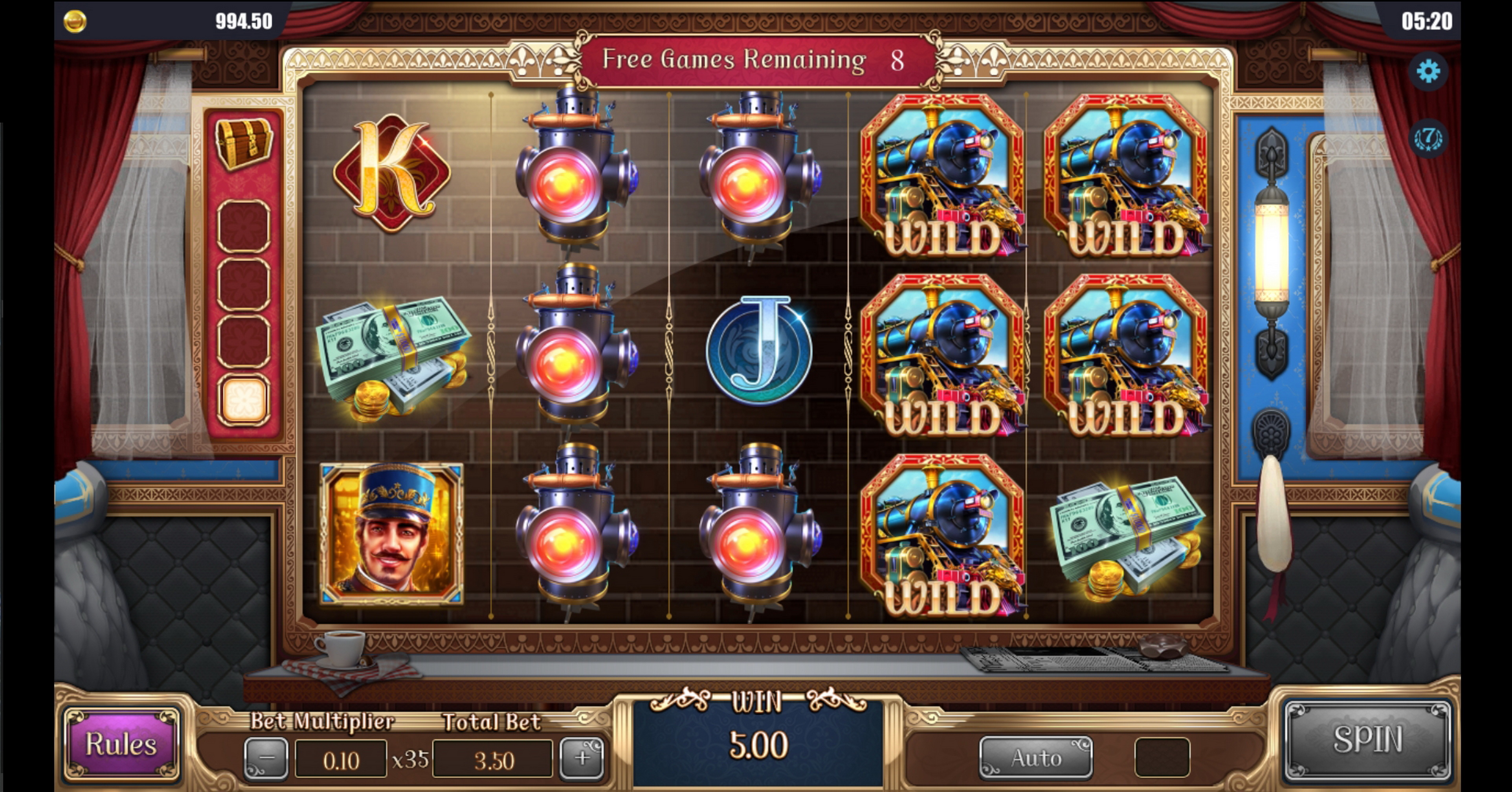 Win Money in Treasure Hunt Trip Free Slot Game by Dreamtech Gaming