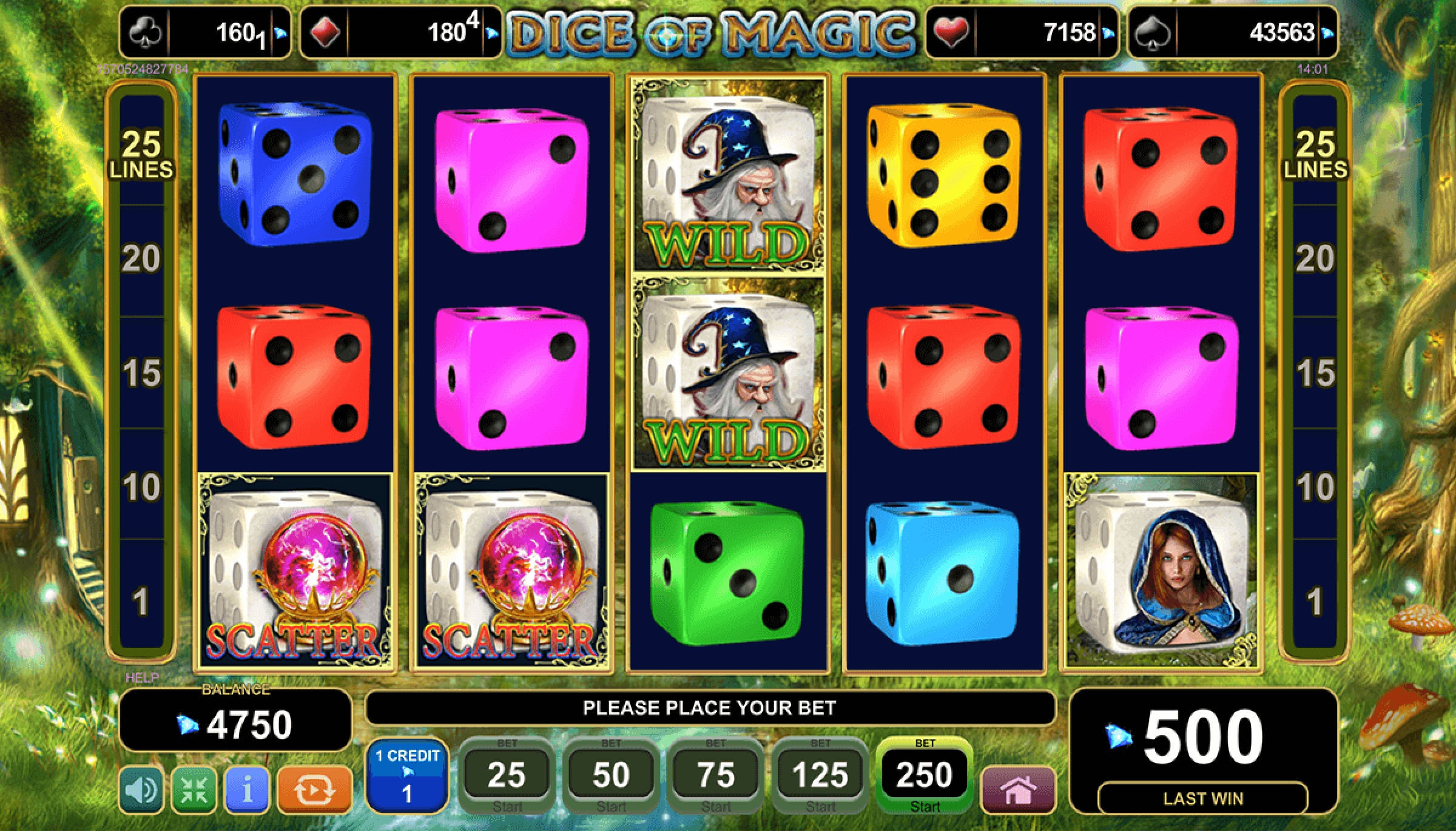 The Dice of Magic Online Slot Demo Game by EGT