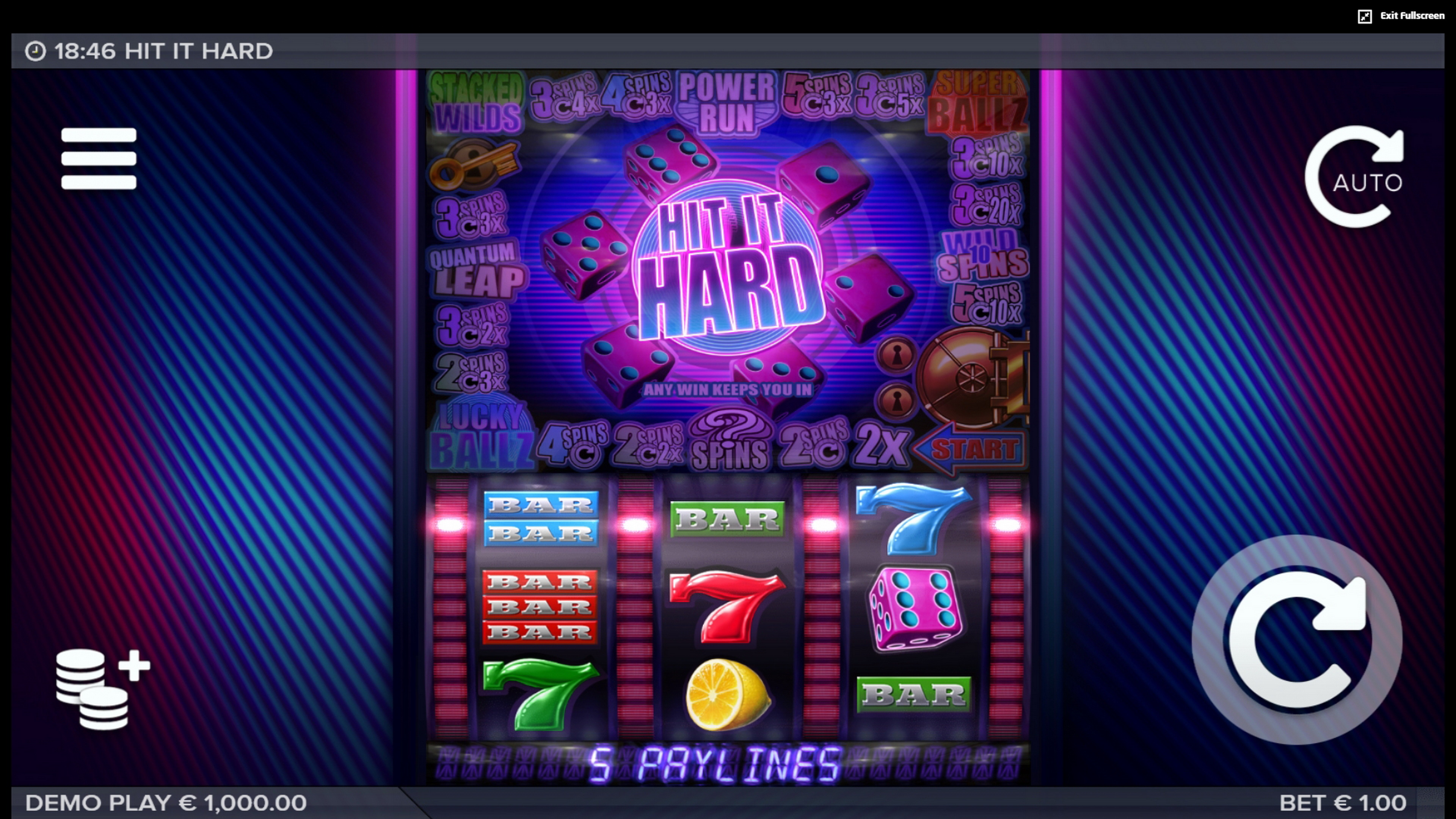 Reels in Hit It Hard Slot Game by ELK Studios