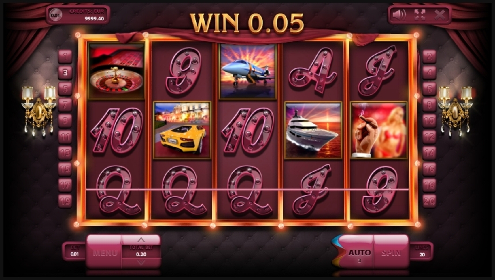 Win Money in Jetsetter Free Slot Game by Endorphina